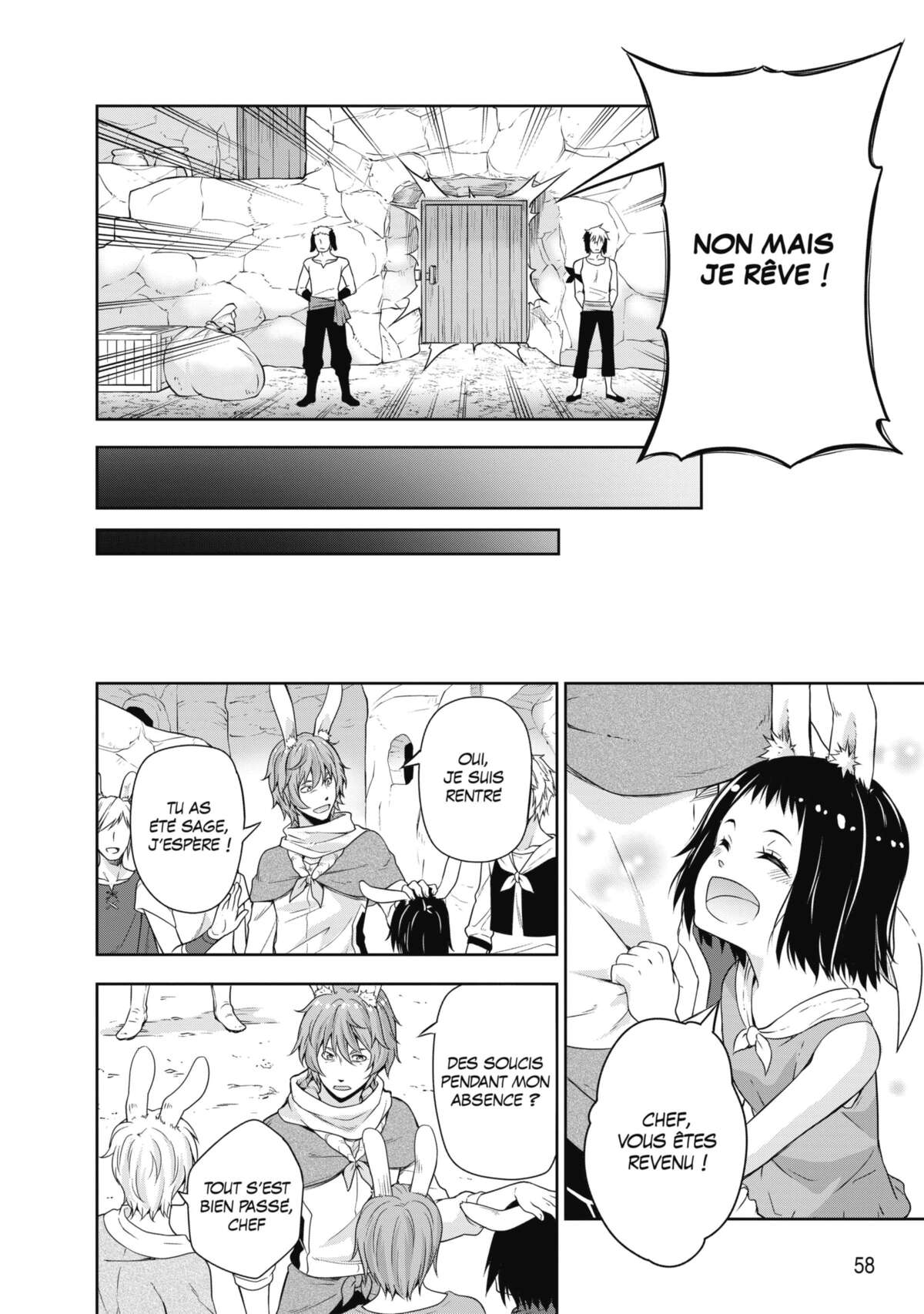 Moi, Quand je me réincarne en Slime : Comment vivre chez les monstres Volume 7 page 58