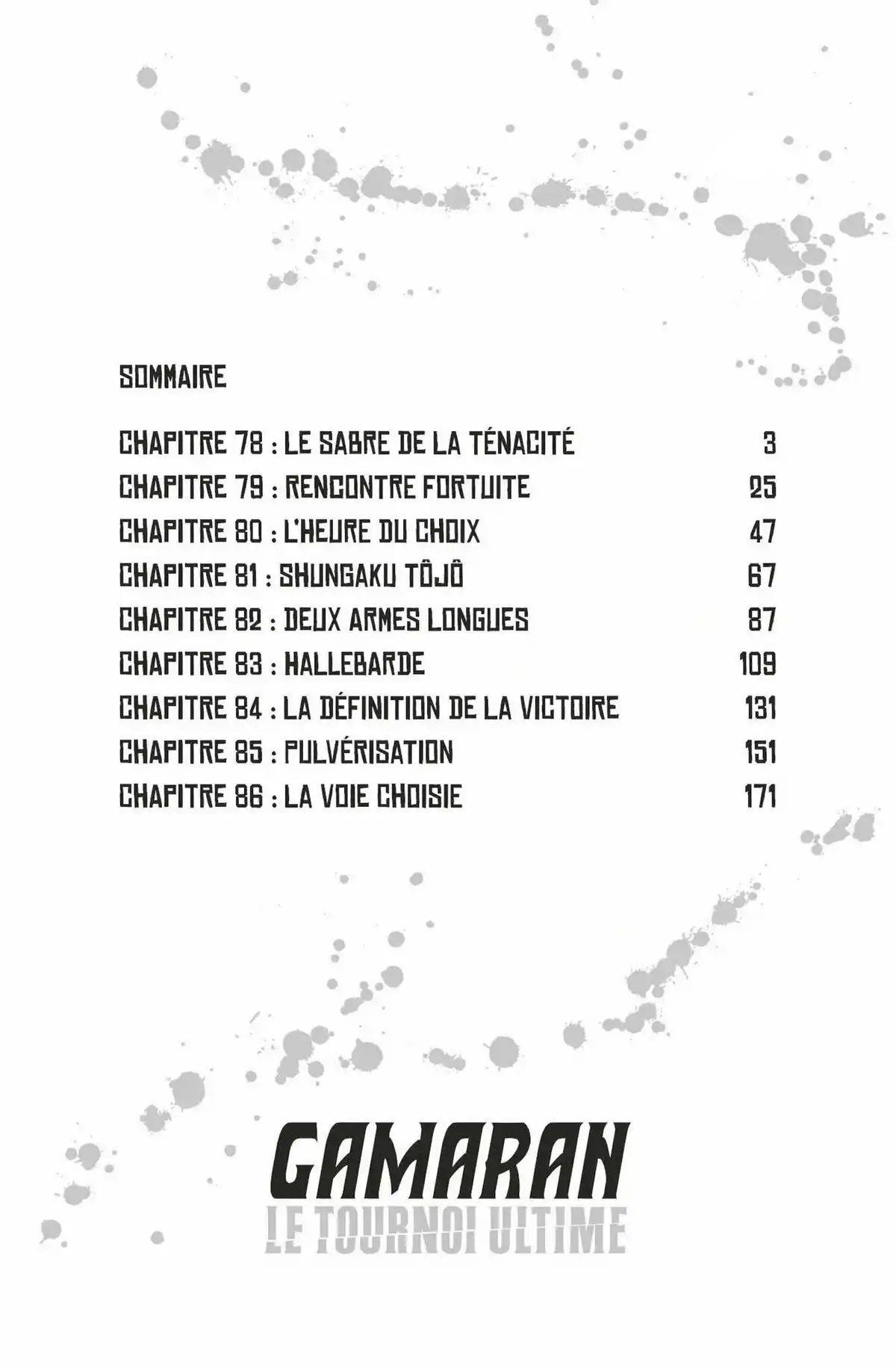 Gamaran – Le Tournoi ultime Volume 10 page 3