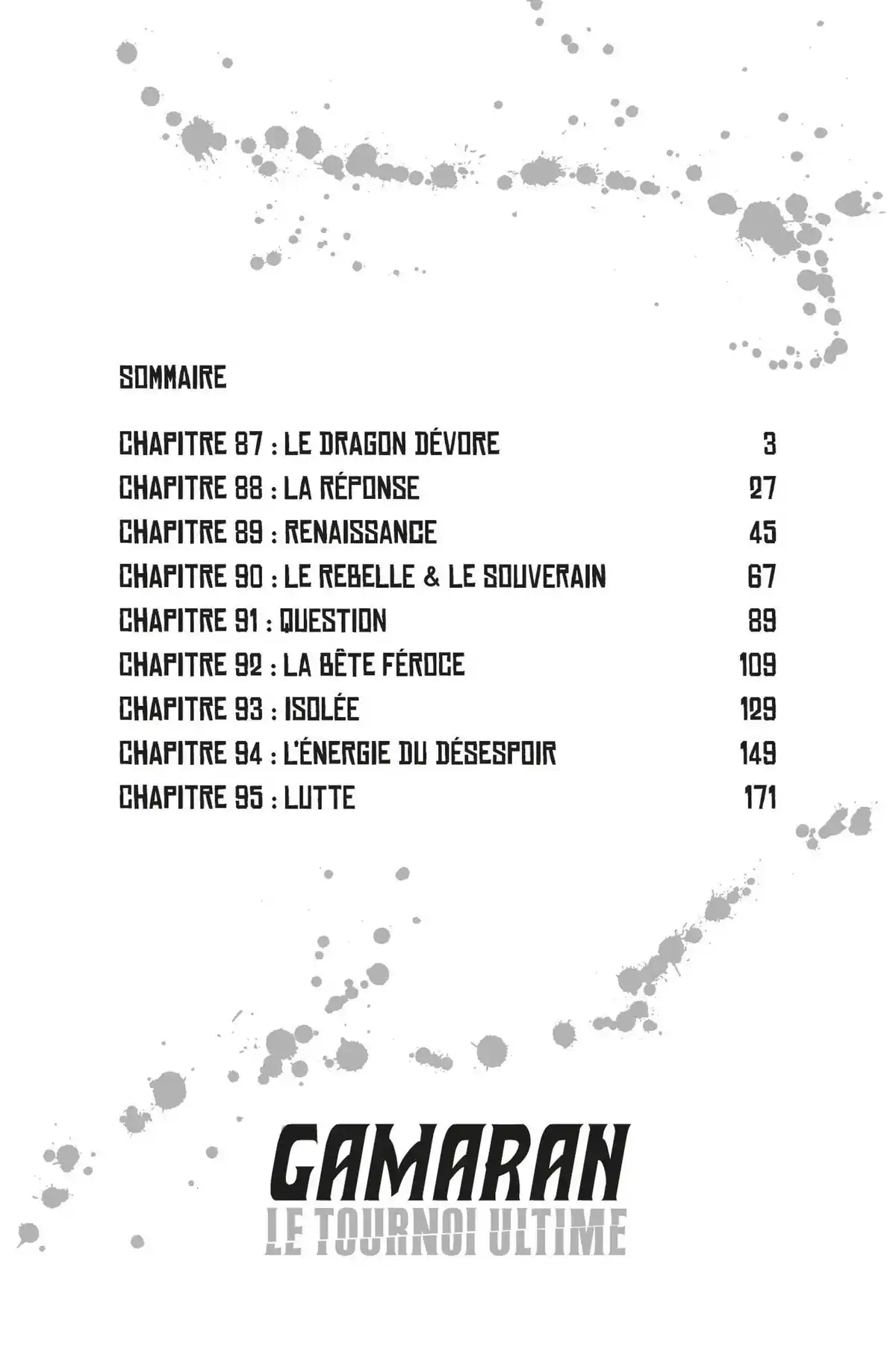 Gamaran – Le Tournoi ultime Volume 11 page 4