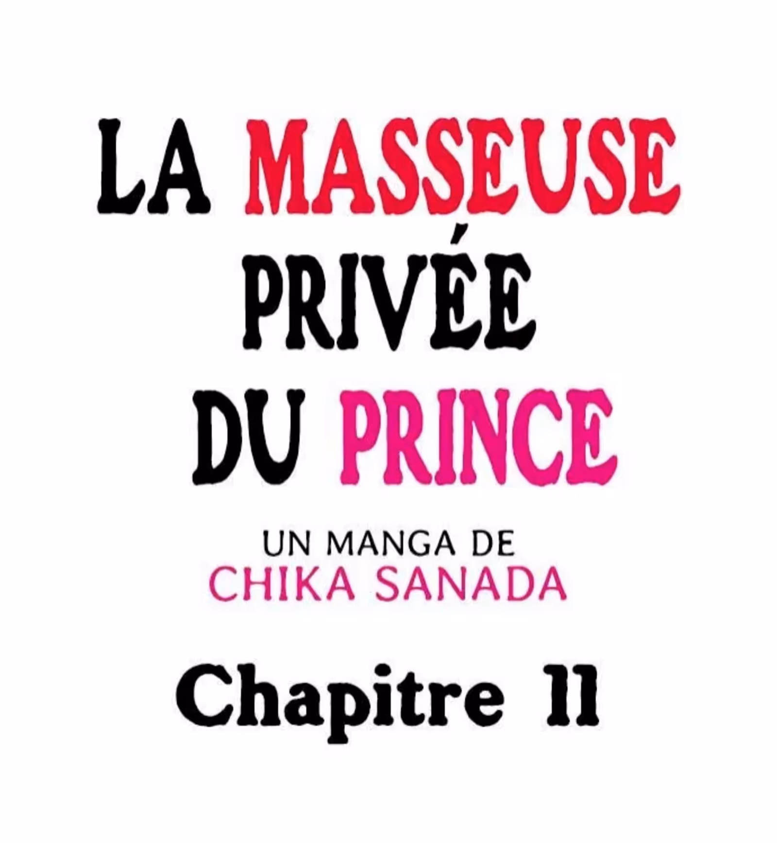 La masseuse privée du prince Chapitre 11 page 1