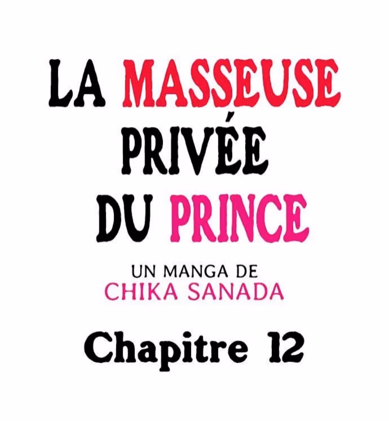 La masseuse privée du prince Chapitre 12 page 1