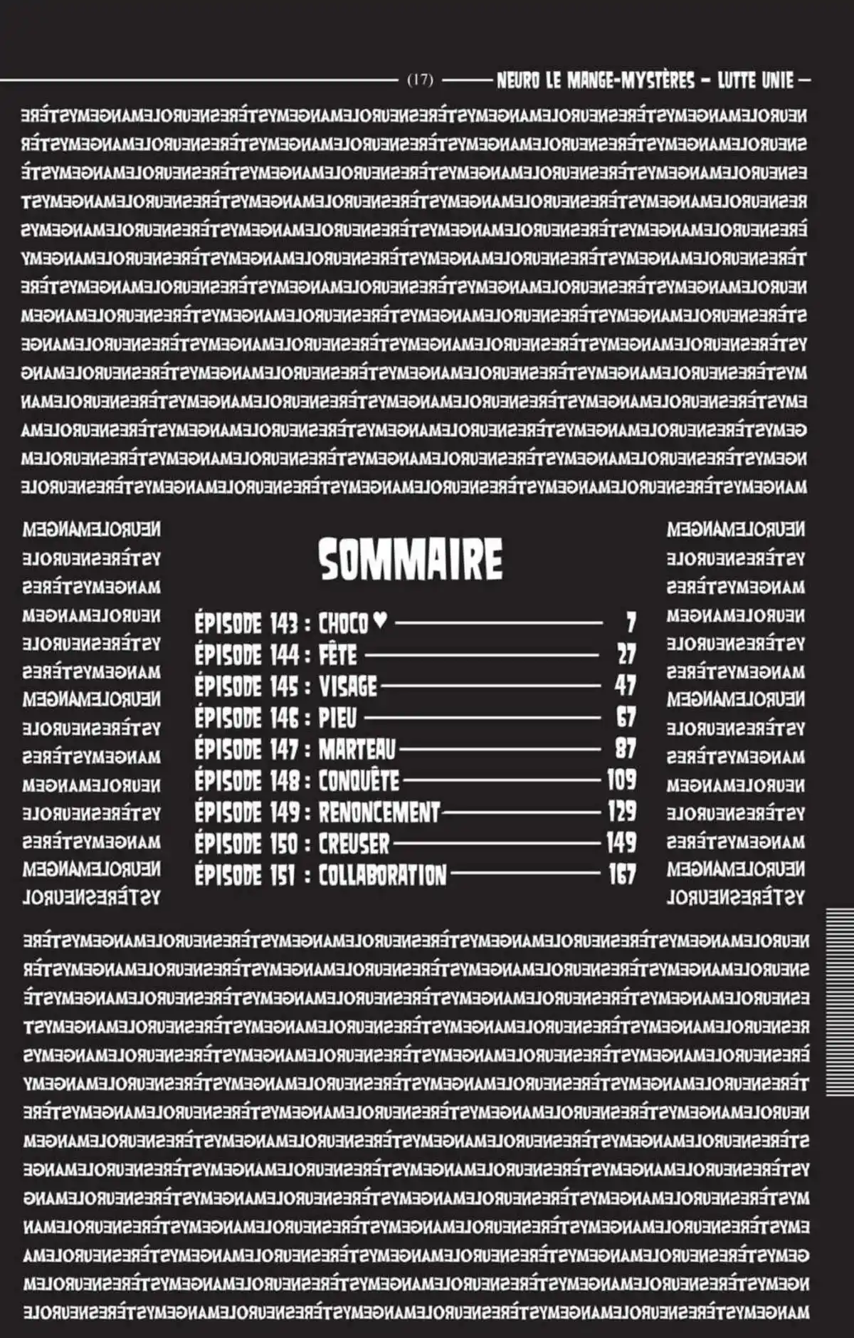 Neuro – Le Mange-Mystères Volume 17 page 5