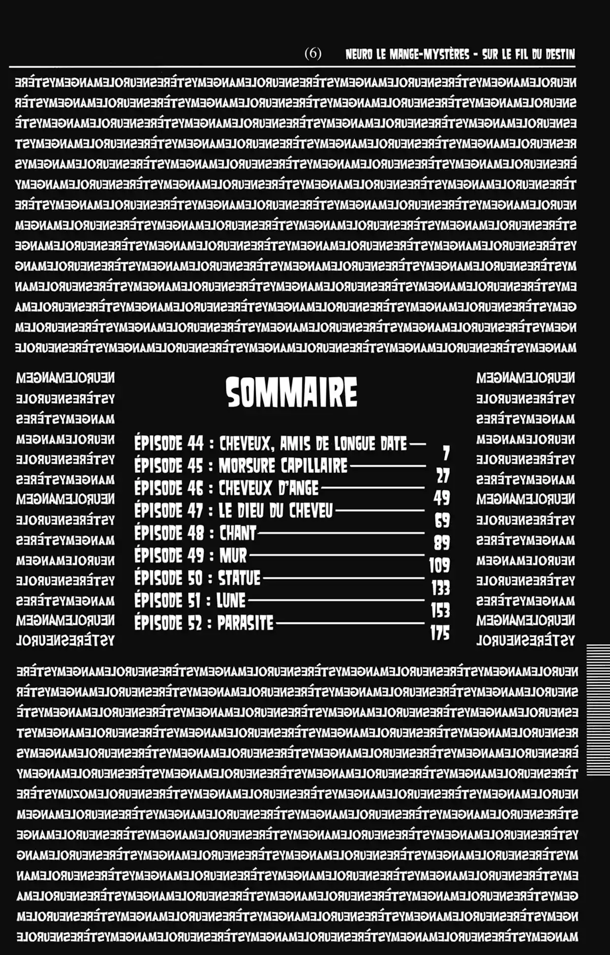 Neuro – Le Mange-Mystères Volume 6 page 5