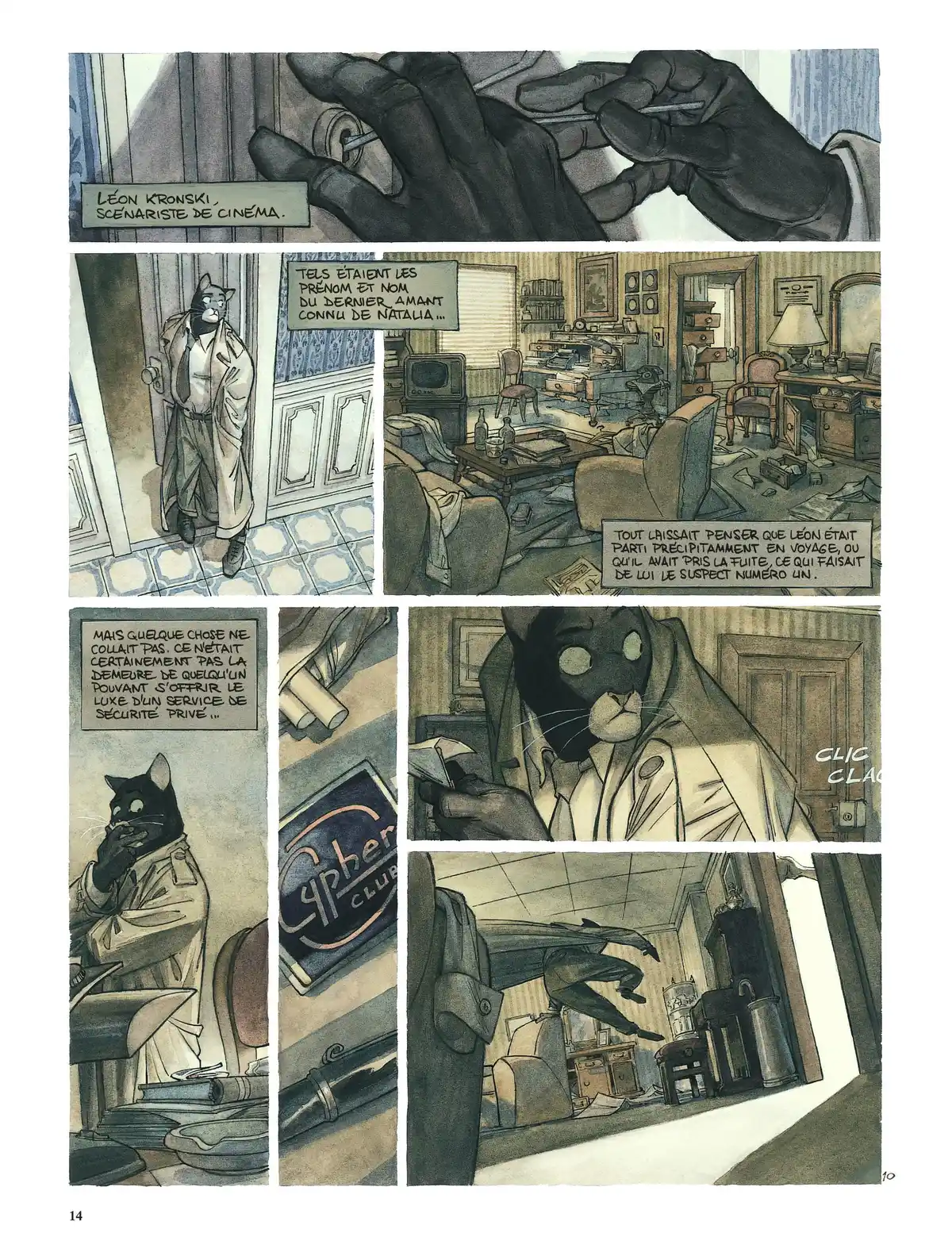 Blacksad Volume 1 page 13