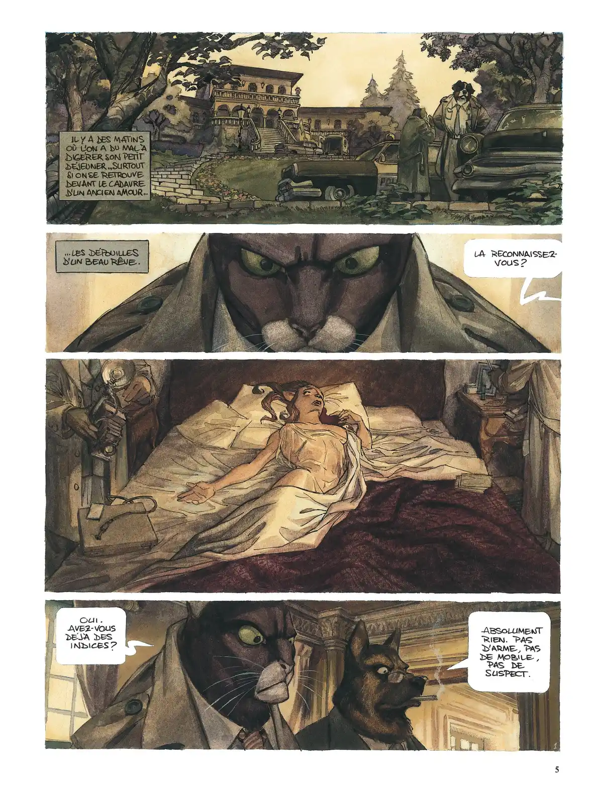 Blacksad Volume 1 page 4