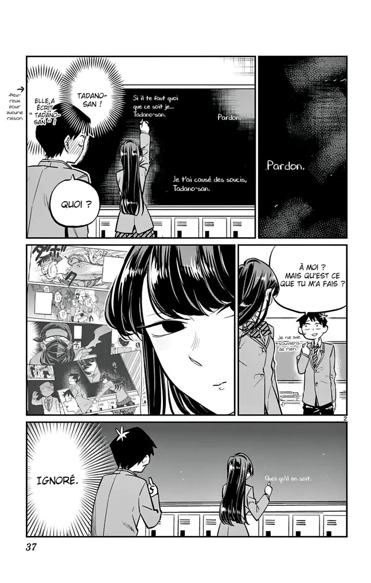 Komi-san wa Commu-shou desu. Volume 1 page 38