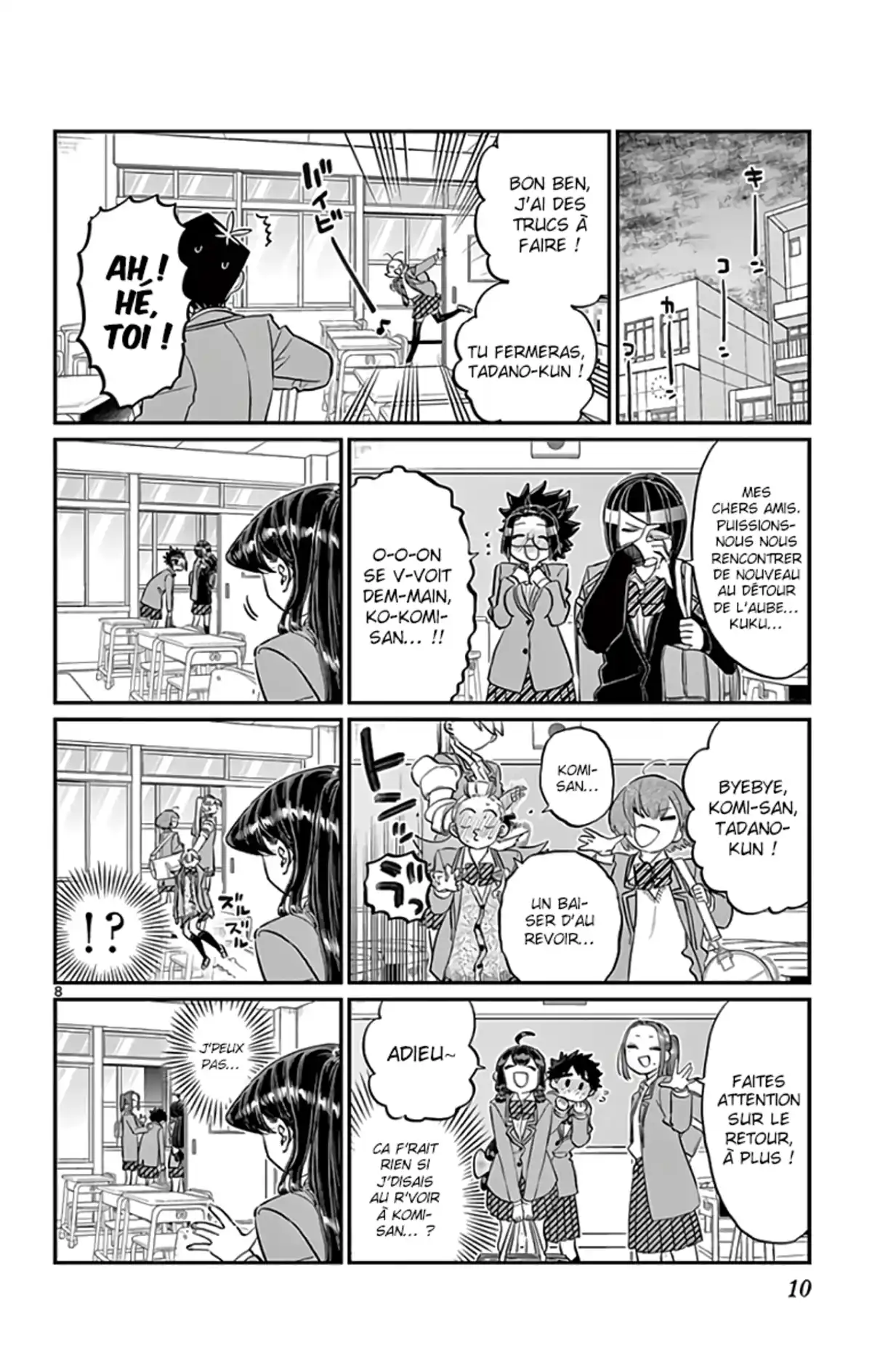 Komi-san wa Commu-shou desu. Chapitre 129 page 10