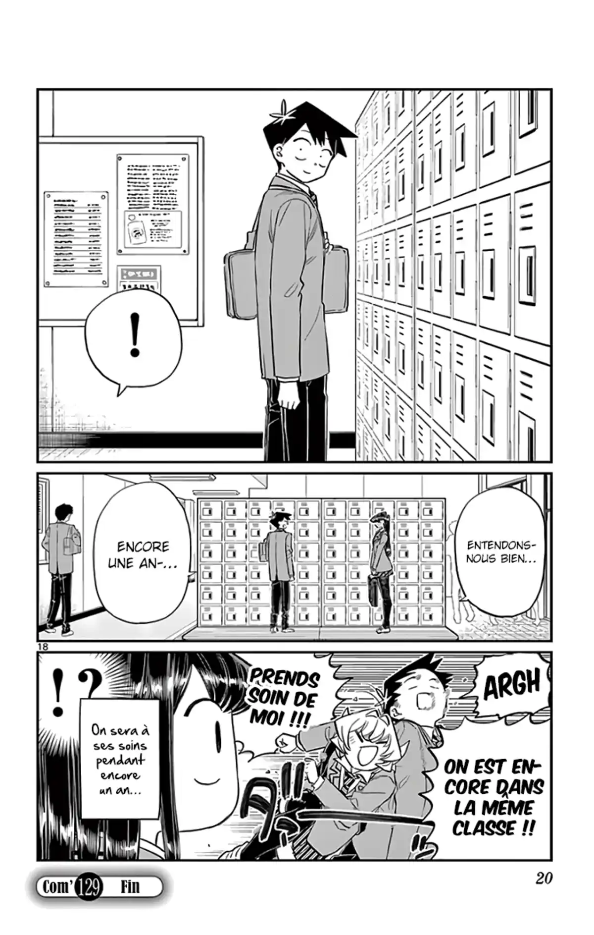 Komi-san wa Commu-shou desu. Chapitre 129 page 20