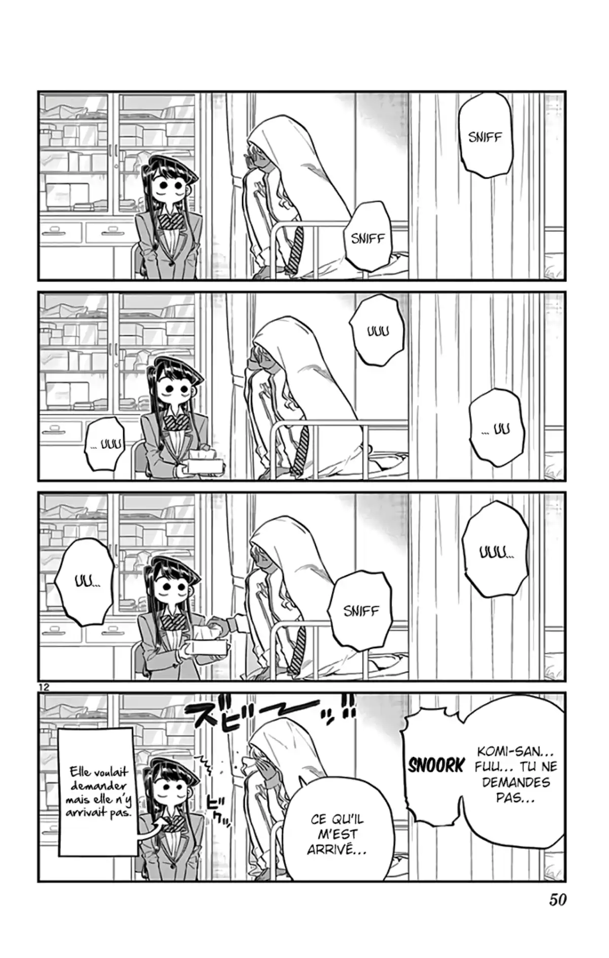 Komi-san wa Commu-shou desu. Chapitre 132 page 12