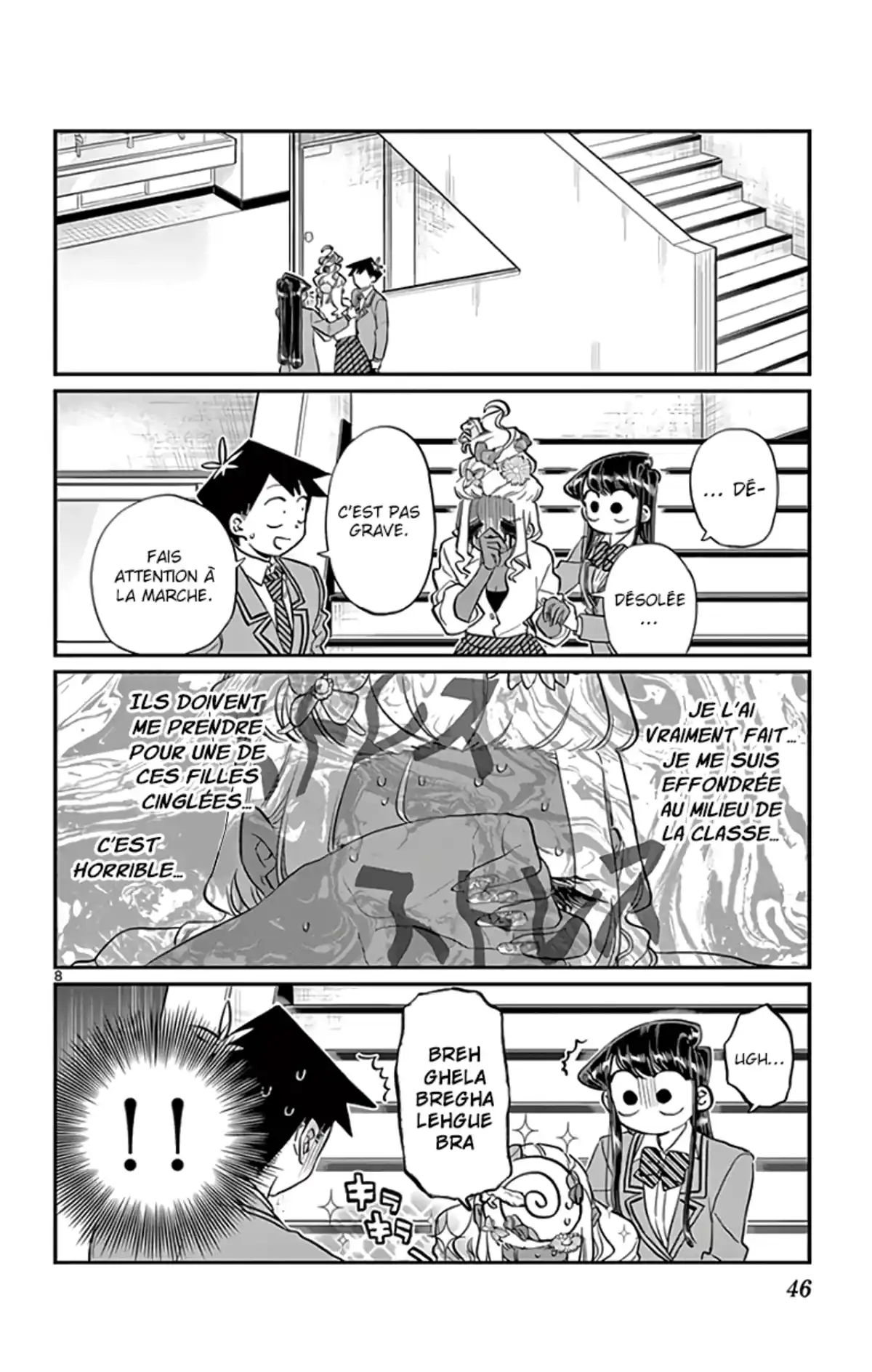 Komi-san wa Commu-shou desu. Chapitre 132 page 8