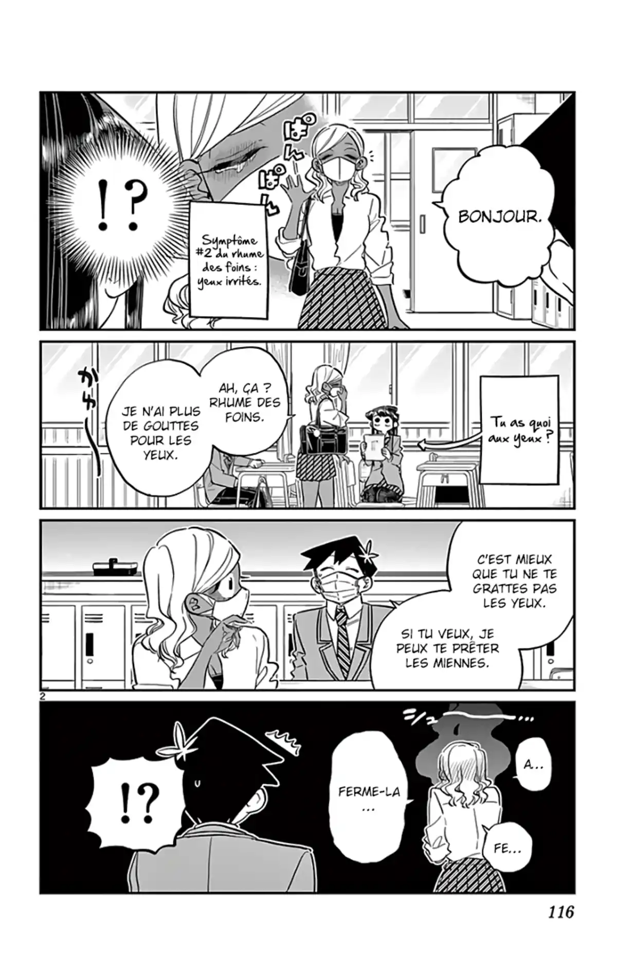 Komi-san wa Commu-shou desu. Chapitre 138 page 2