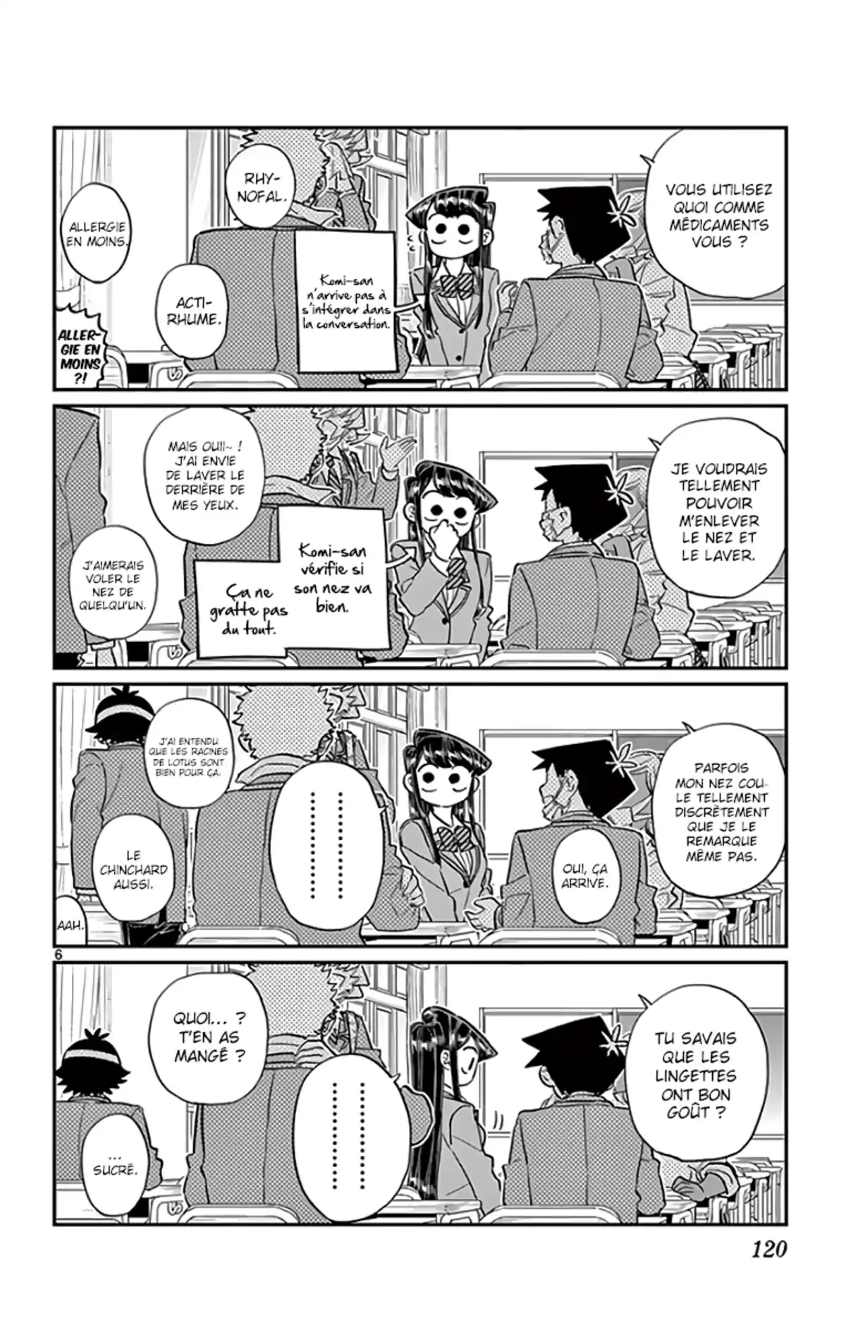 Komi-san wa Commu-shou desu. Chapitre 138 page 6