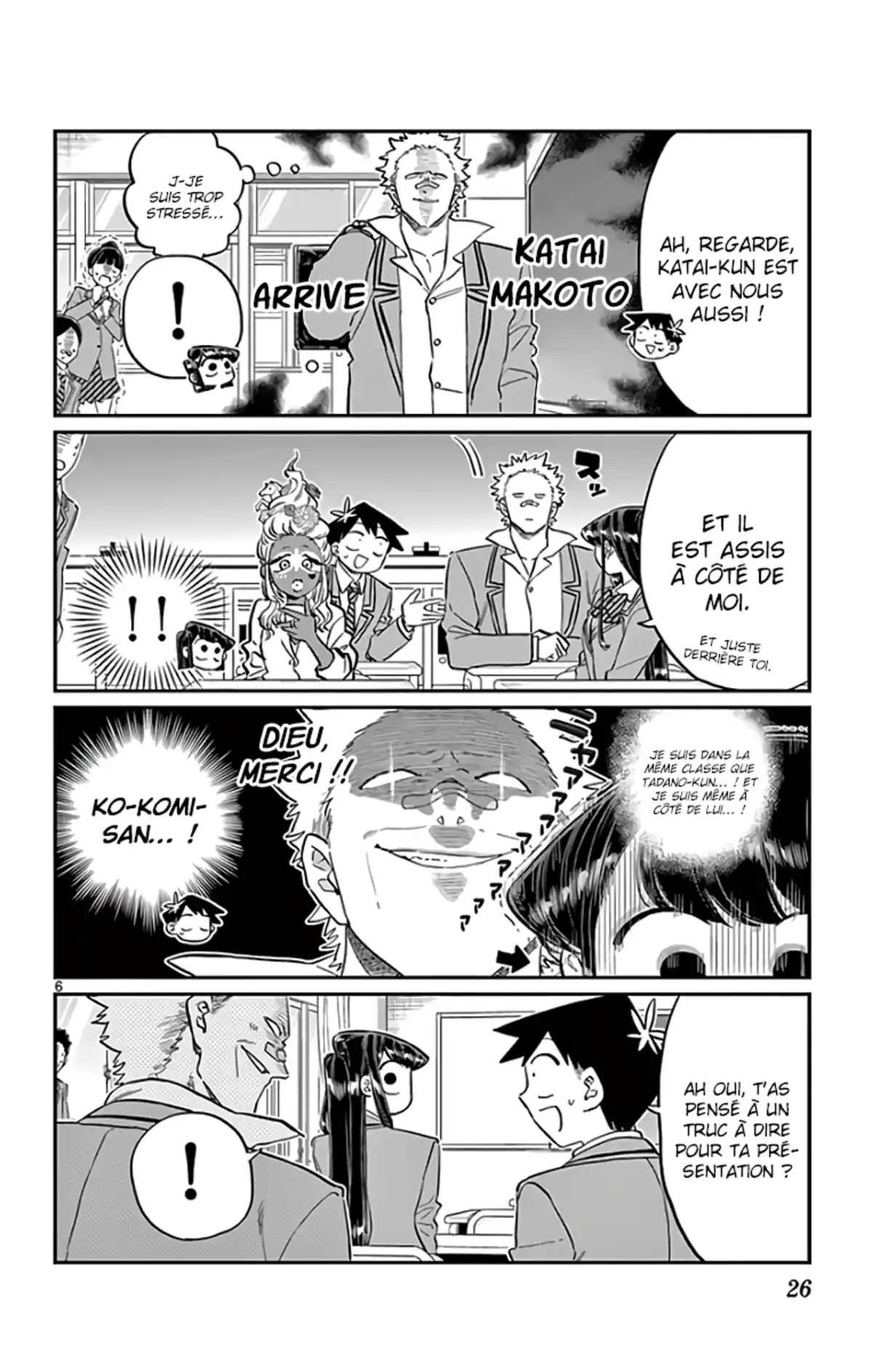 Komi-san wa Commu-shou desu. Chapitre 130 page 6