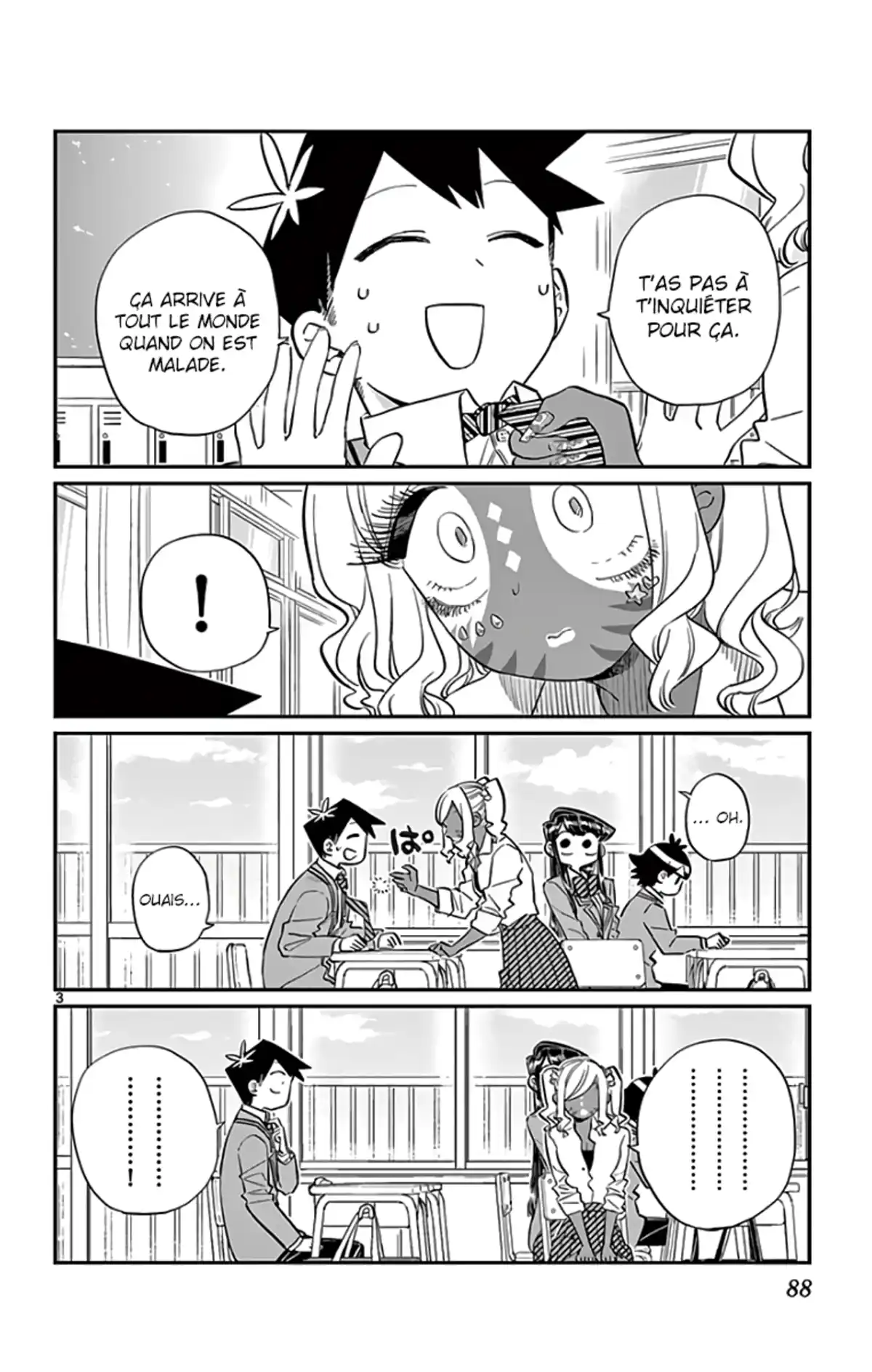 Komi-san wa Commu-shou desu. Chapitre 135 page 3