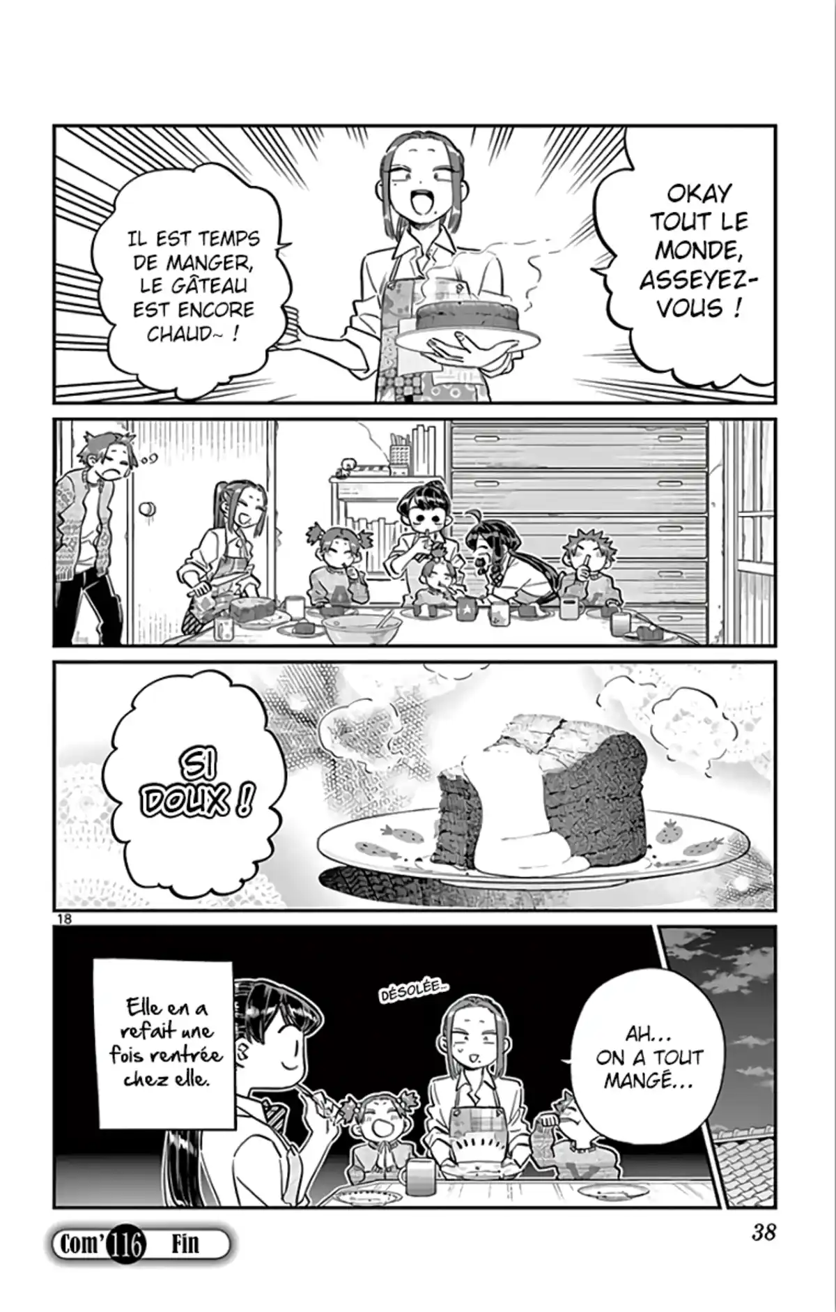 Komi-san wa Commu-shou desu. Chapitre 116 page 18