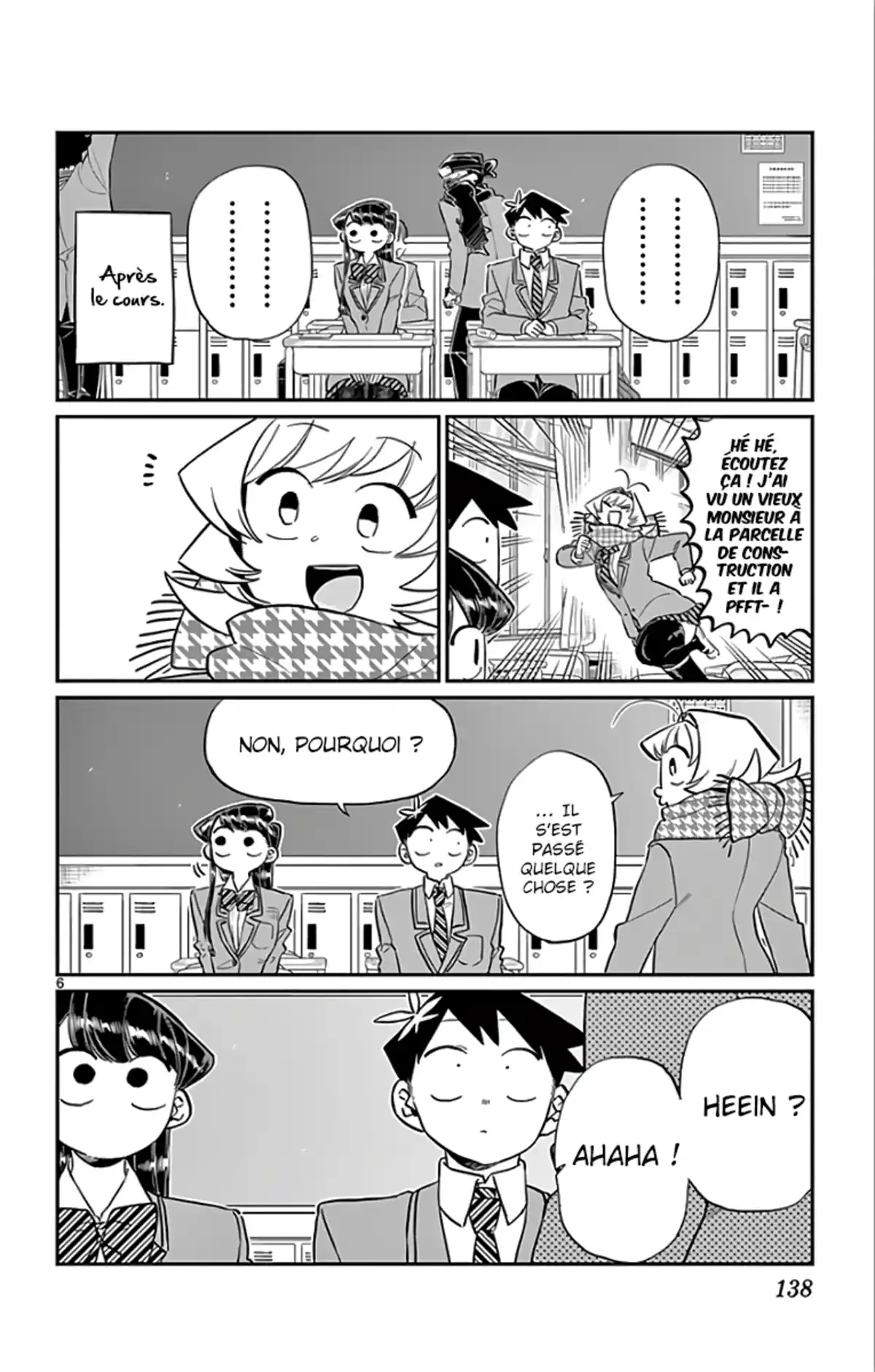 Komi-san wa Commu-shou desu. Chapitre 124 page 6