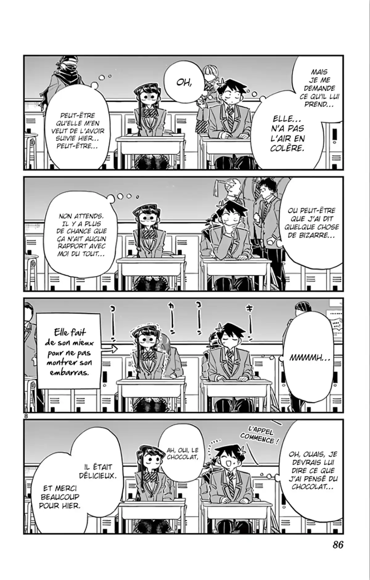 Komi-san wa Commu-shou desu. Chapitre 119 page 8