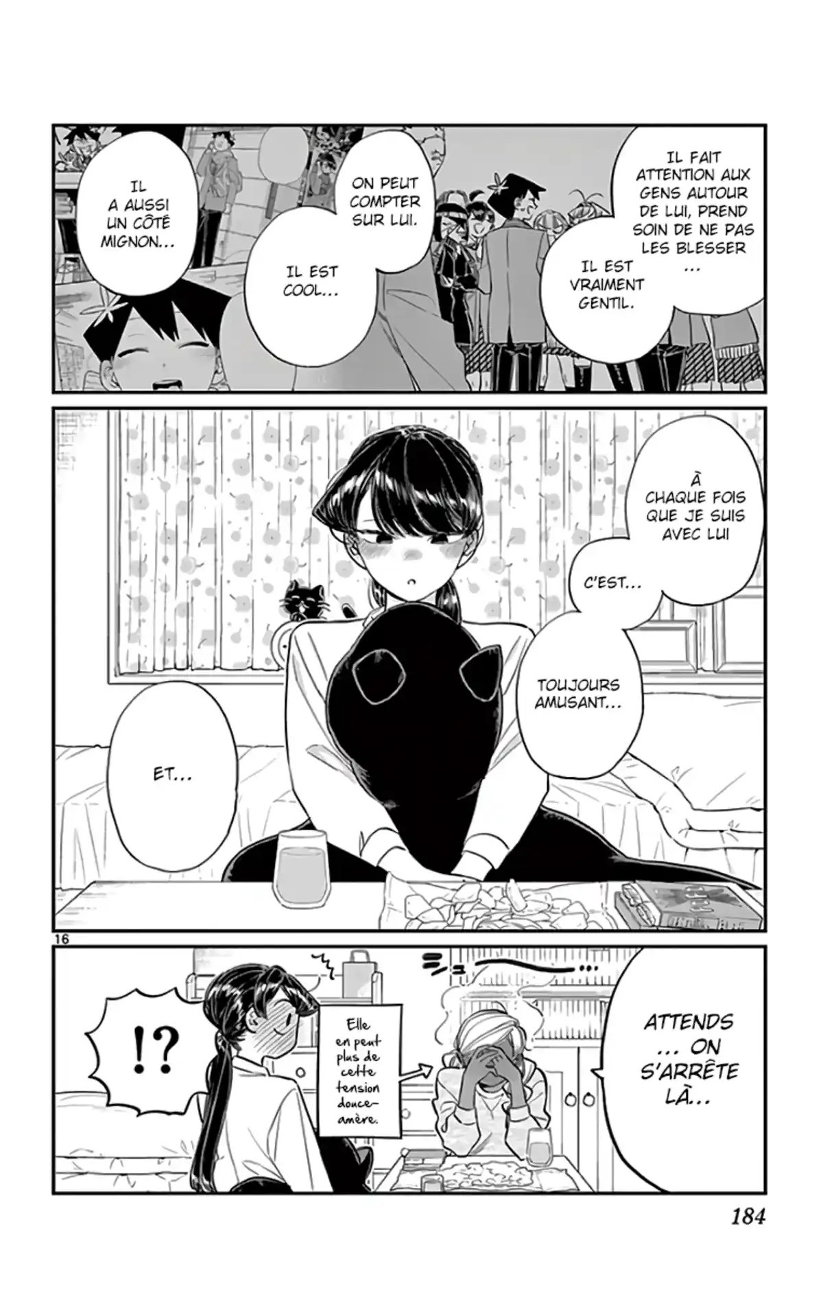 Komi-san wa Commu-shou desu. Chapitre 142 page 16