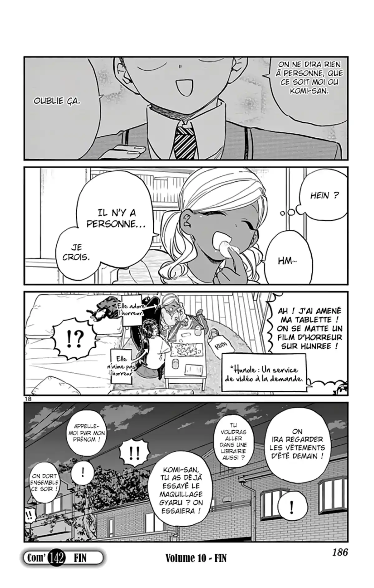 Komi-san wa Commu-shou desu. Chapitre 142 page 18