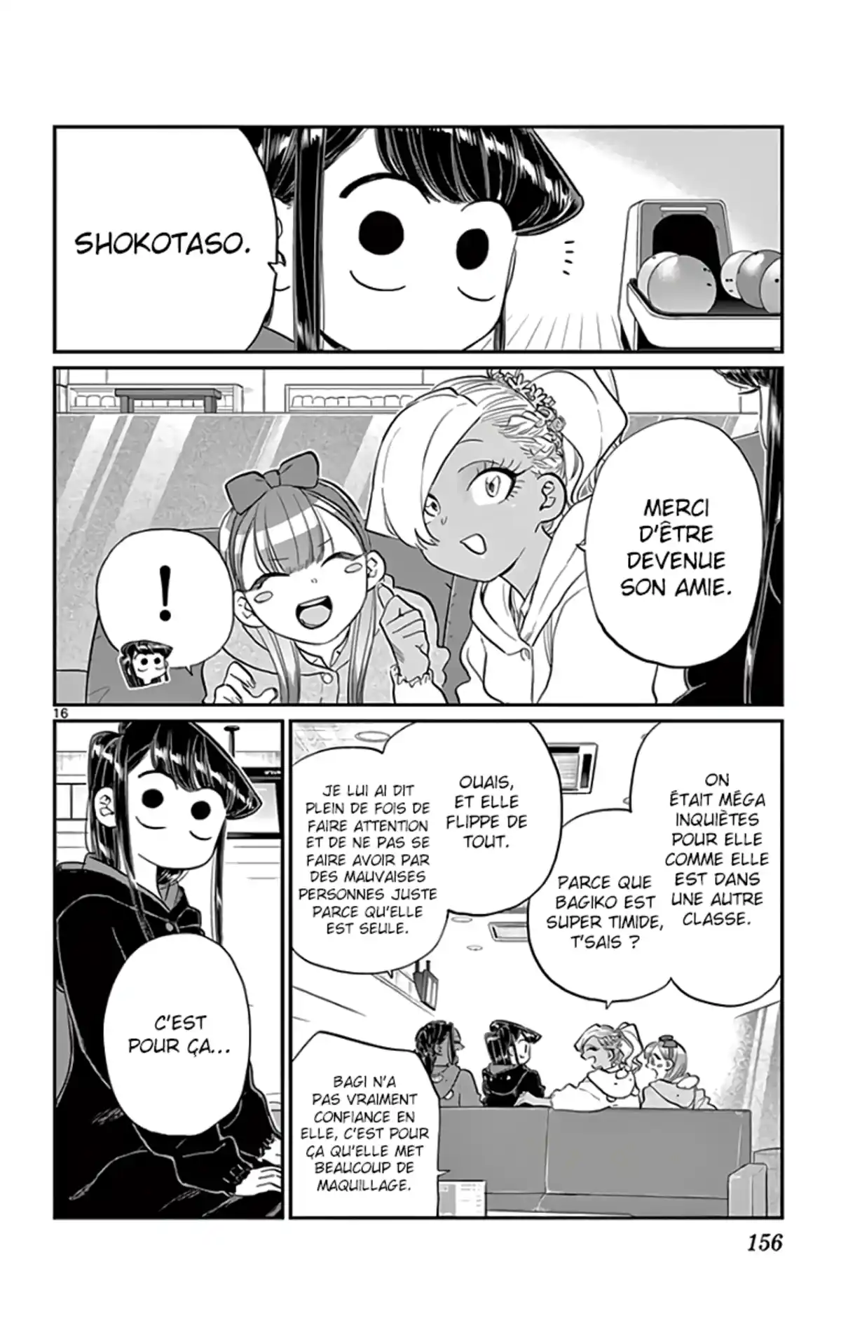 Komi-san wa Commu-shou desu. Chapitre 140 page 16