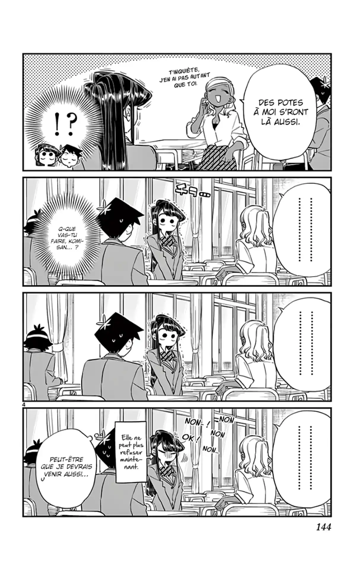 Komi-san wa Commu-shou desu. Chapitre 140 page 4