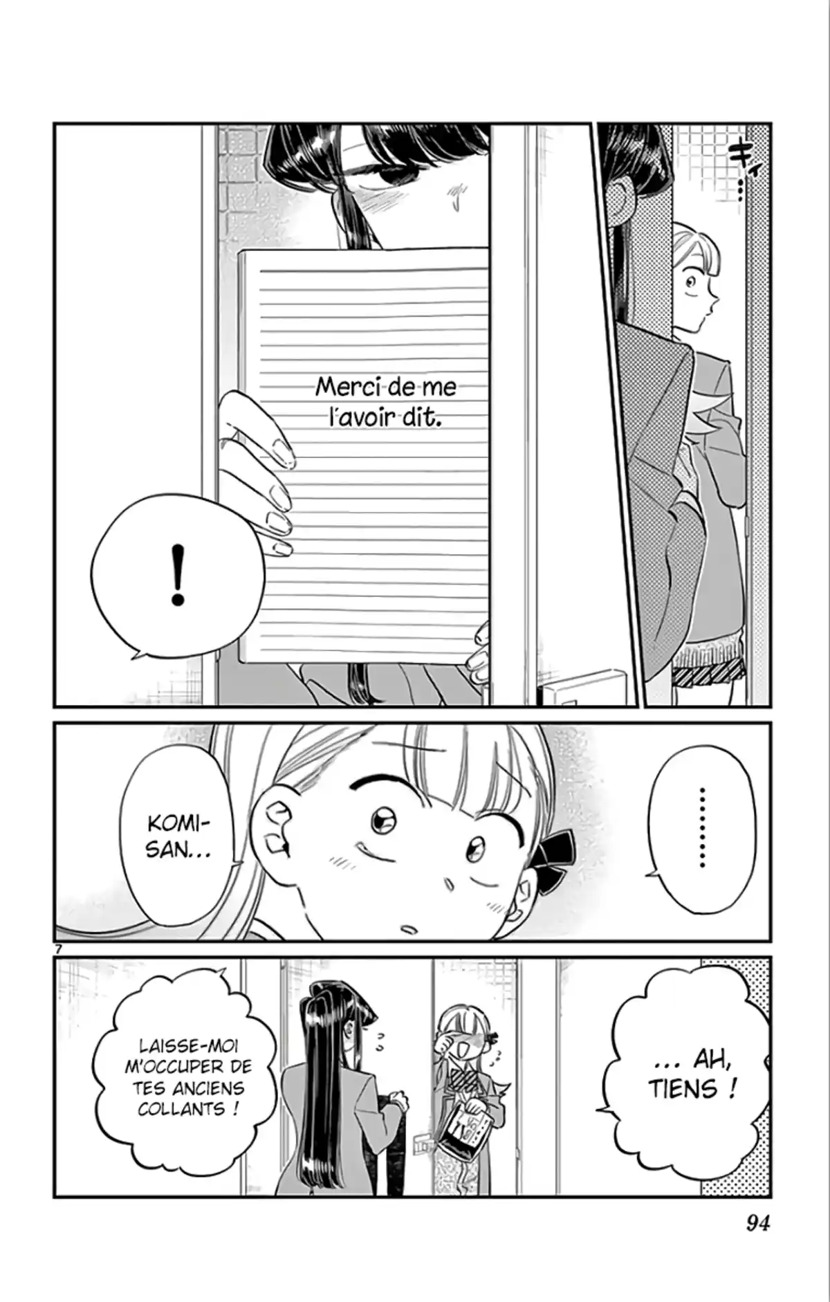 Komi-san wa Commu-shou desu. Chapitre 120 page 7