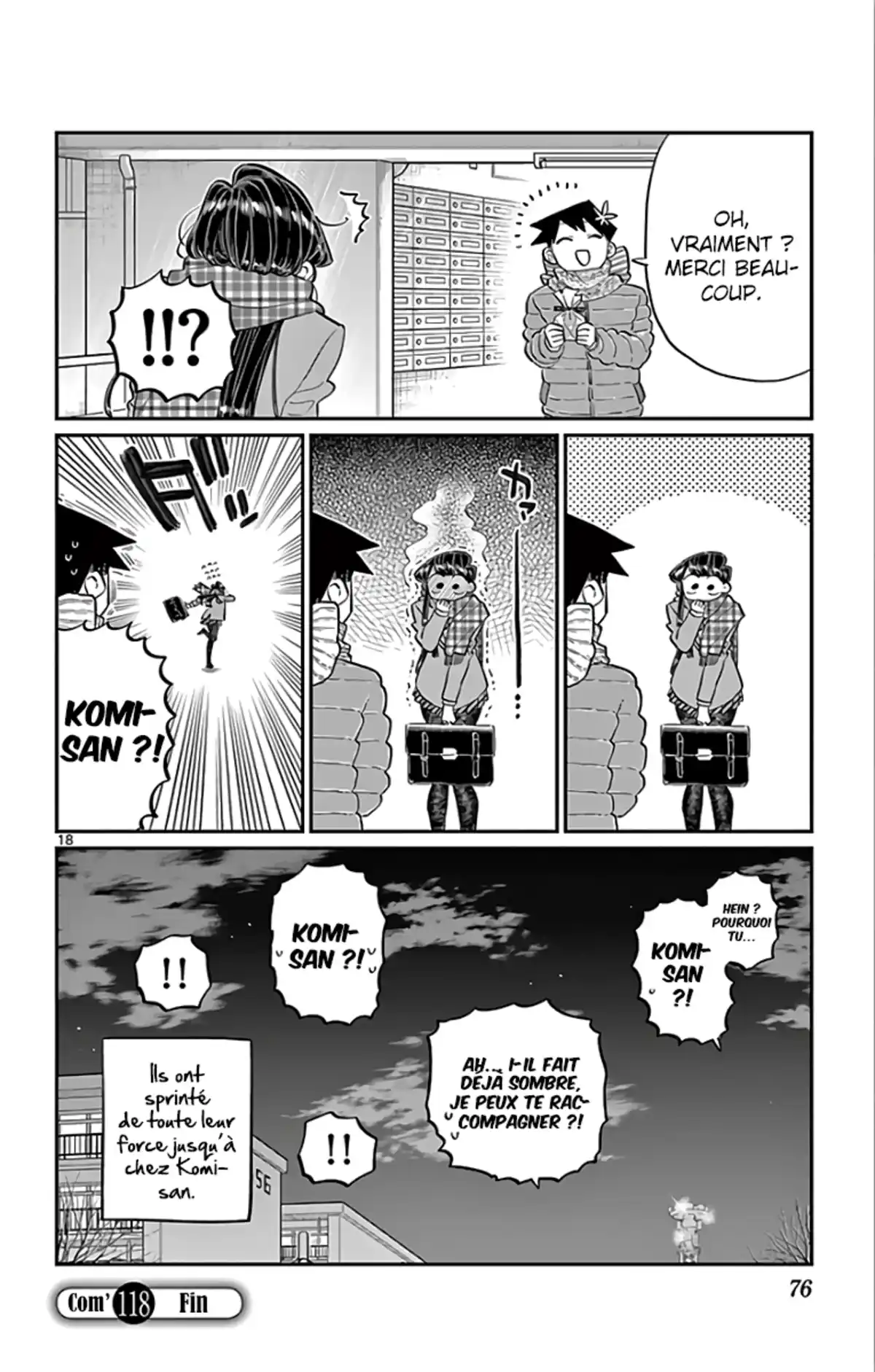 Komi-san wa Commu-shou desu. Chapitre 118 page 18