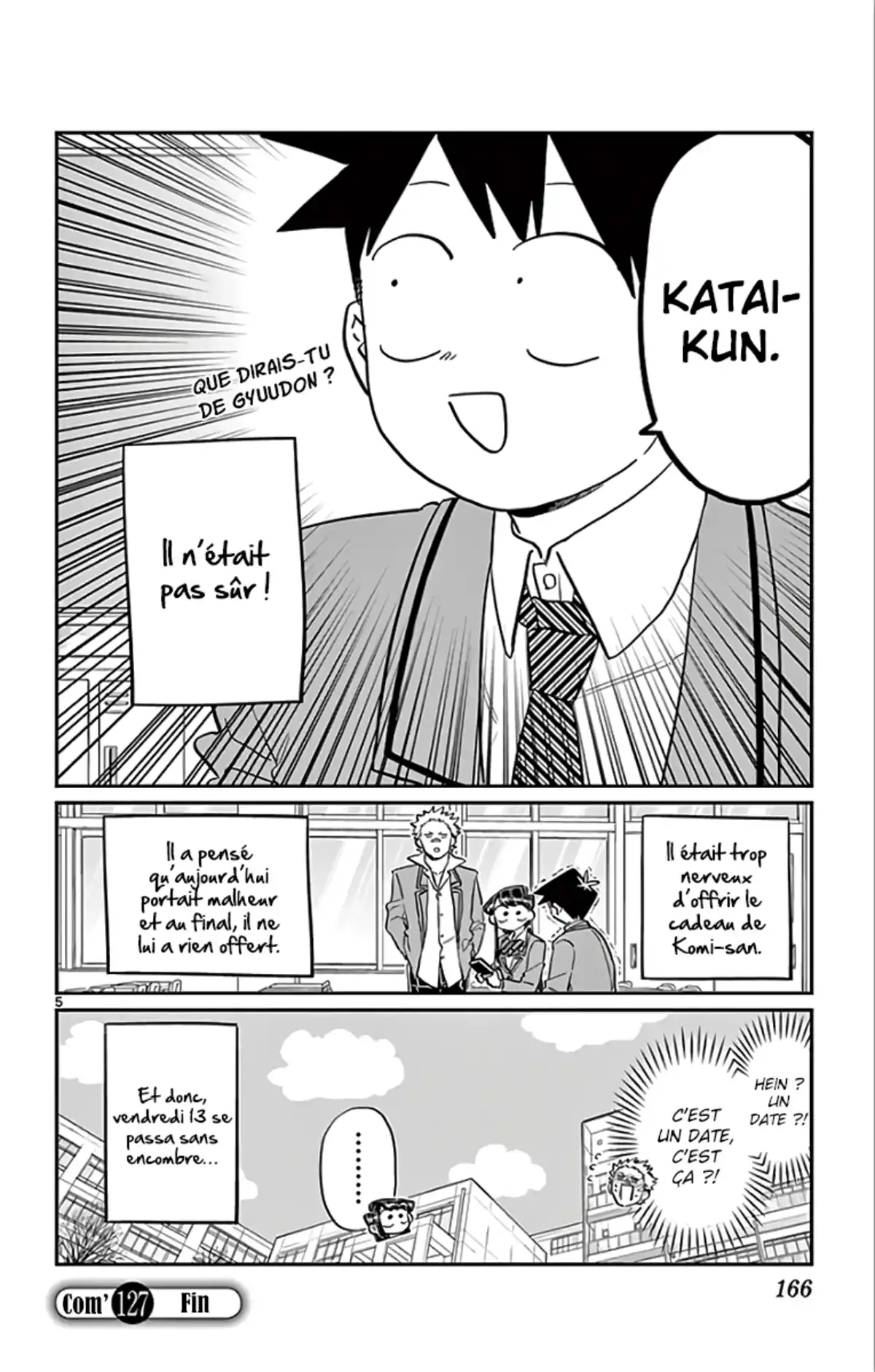 Komi-san wa Commu-shou desu. Chapitre 127 page 5