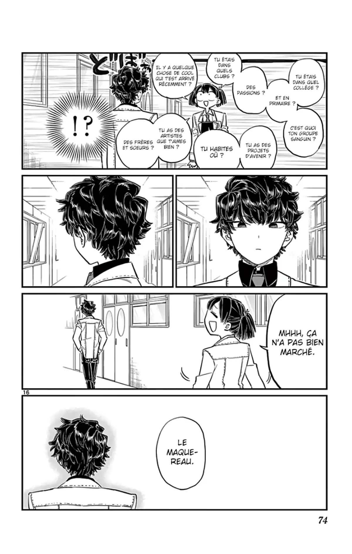 Komi-san wa Commu-shou desu. Chapitre 133 page 17