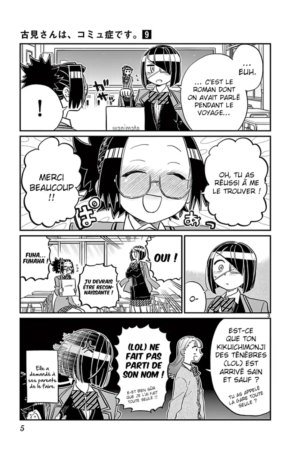 Komi-san wa Commu-shou desu. Chapitre 114 page 3