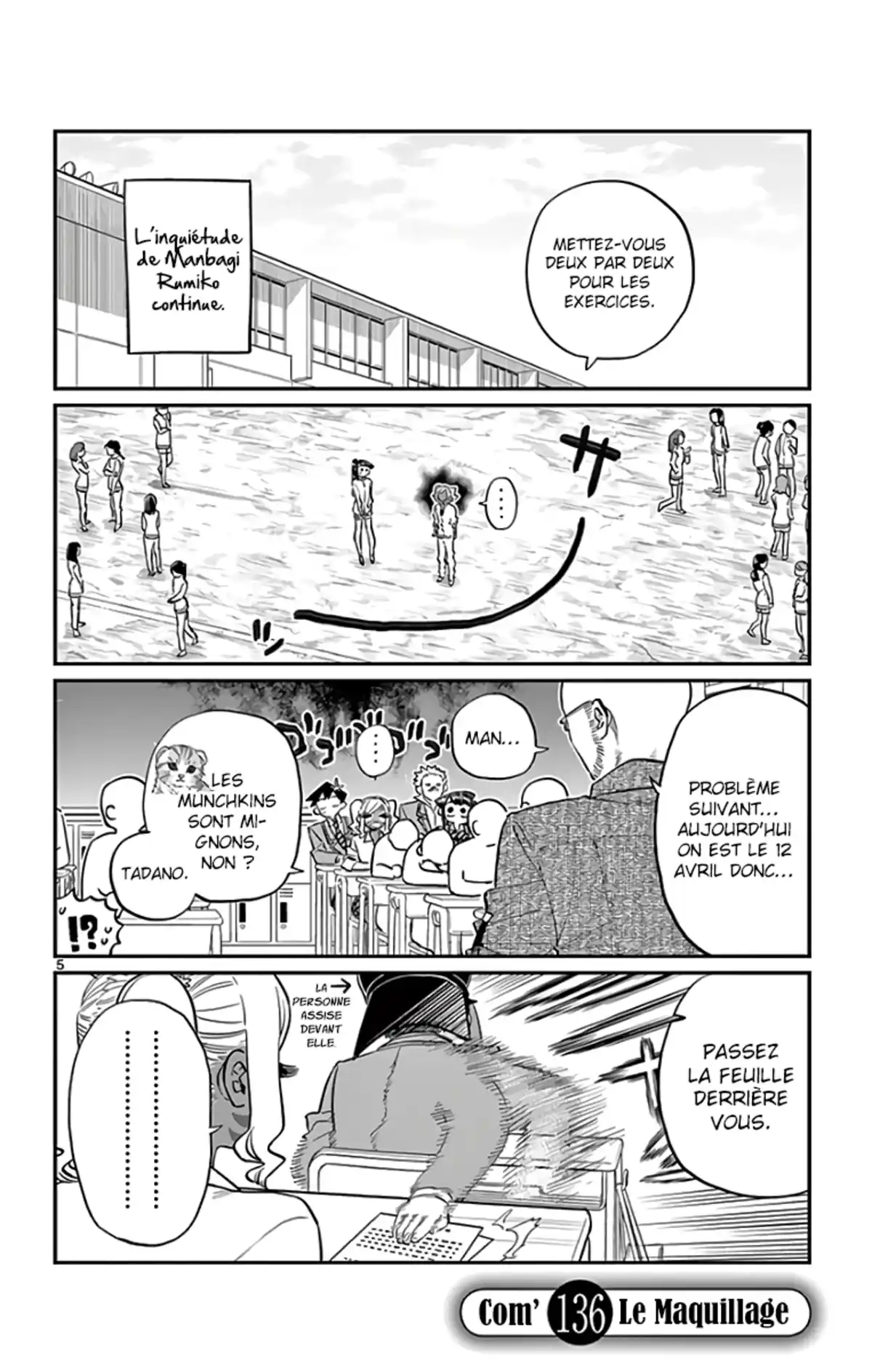 Komi-san wa Commu-shou desu. Chapitre 136 page 1