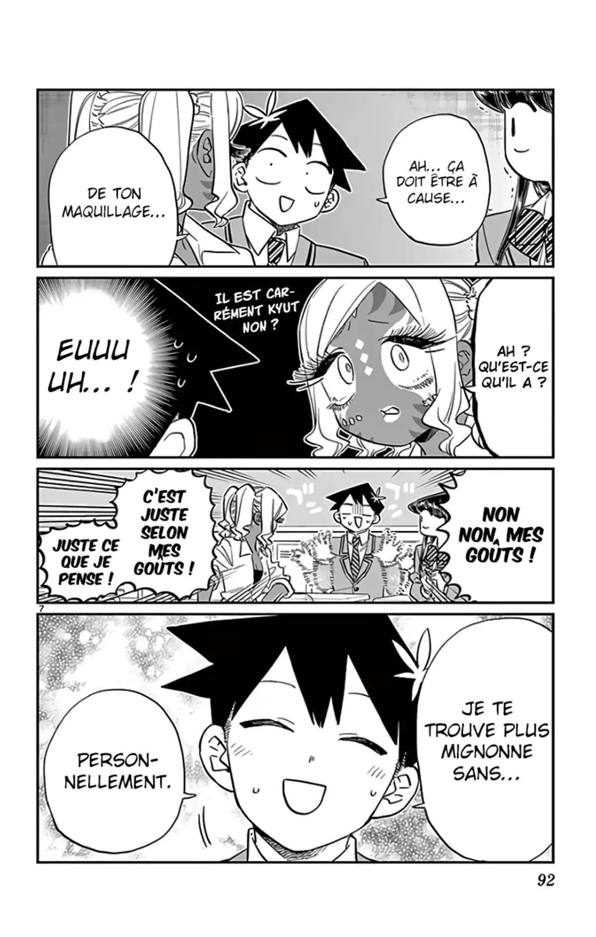 Komi-san wa Commu-shou desu. Chapitre 136 page 3