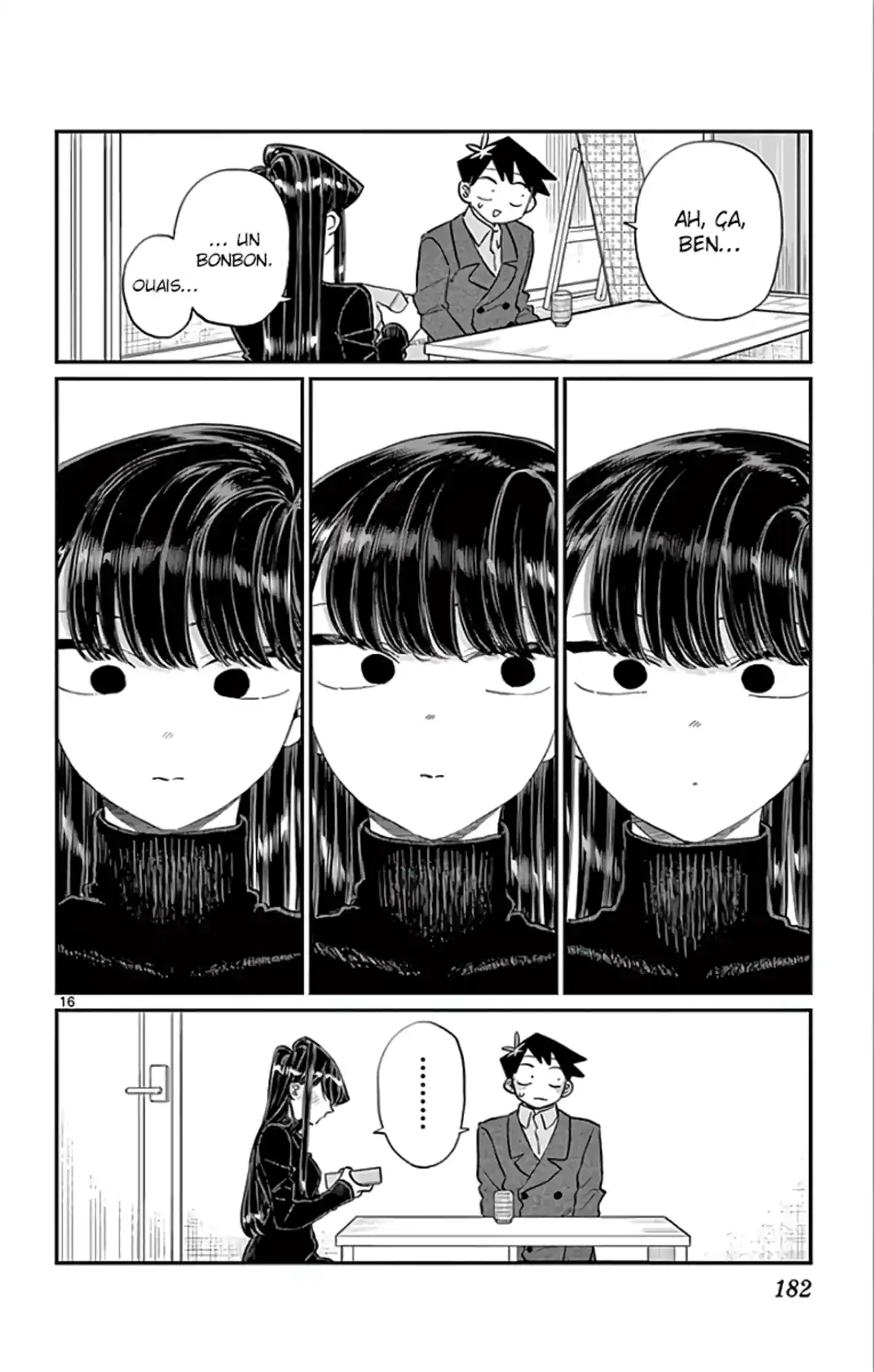 Komi-san wa Commu-shou desu. Chapitre 128 page 16