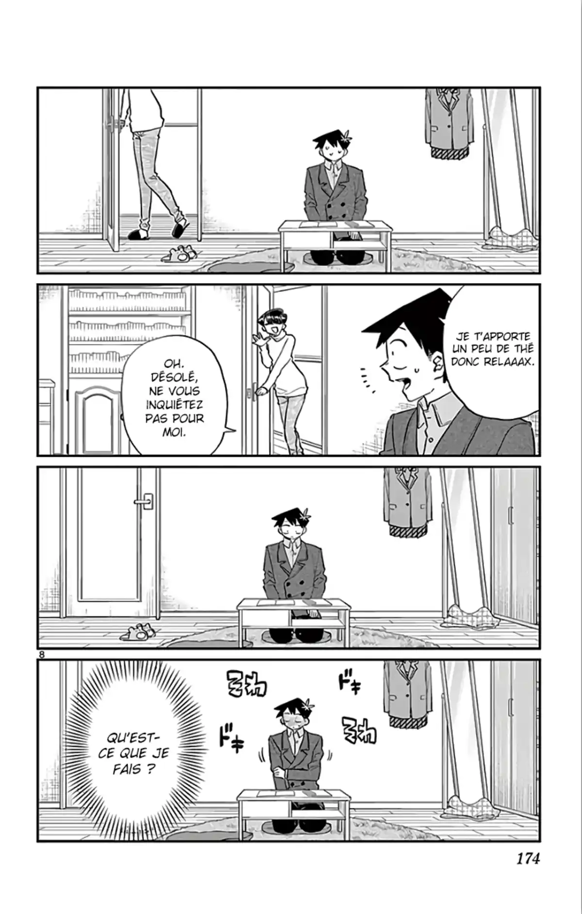 Komi-san wa Commu-shou desu. Chapitre 128 page 8