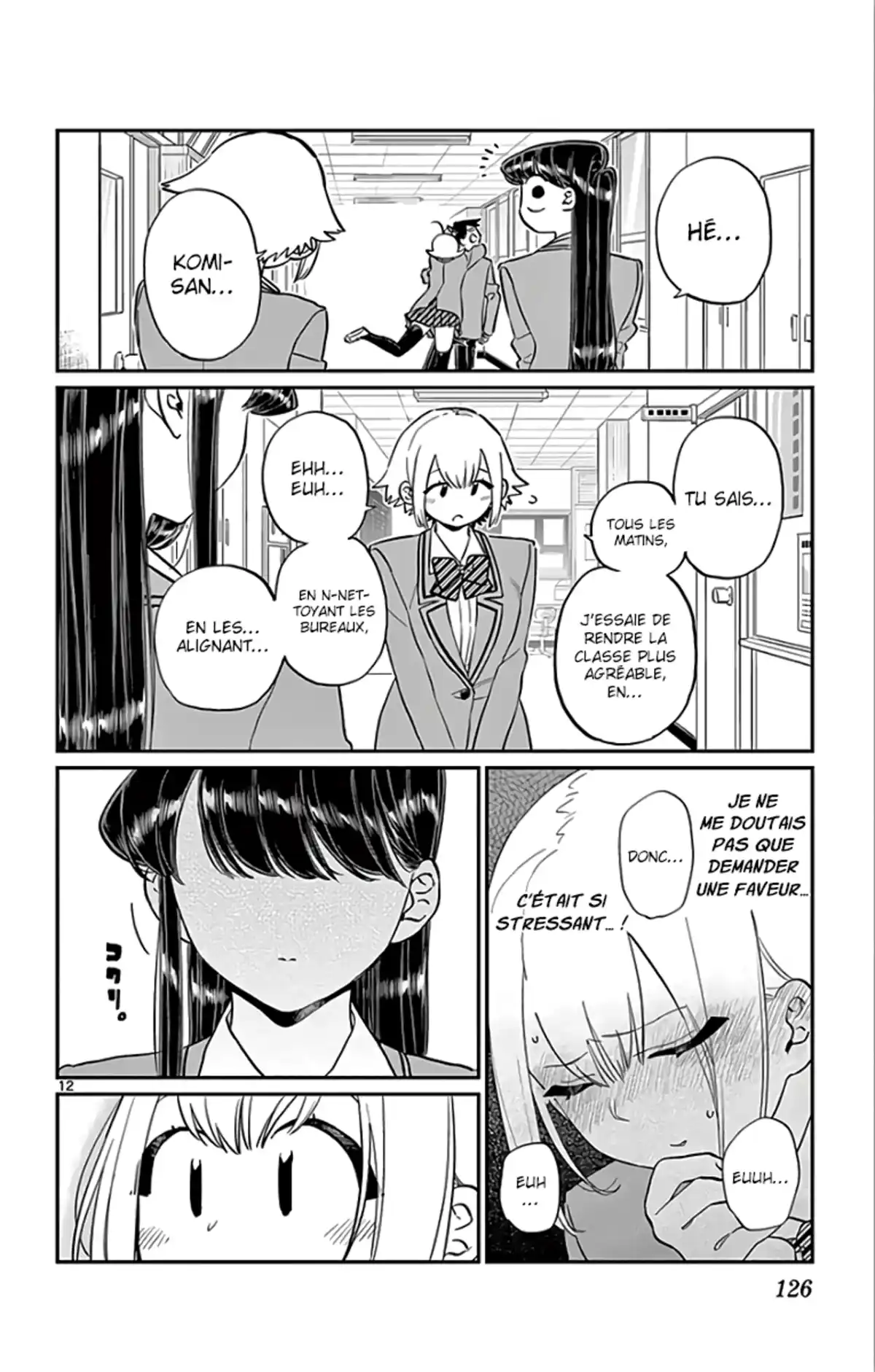 Komi-san wa Commu-shou desu. Chapitre 122 page 12