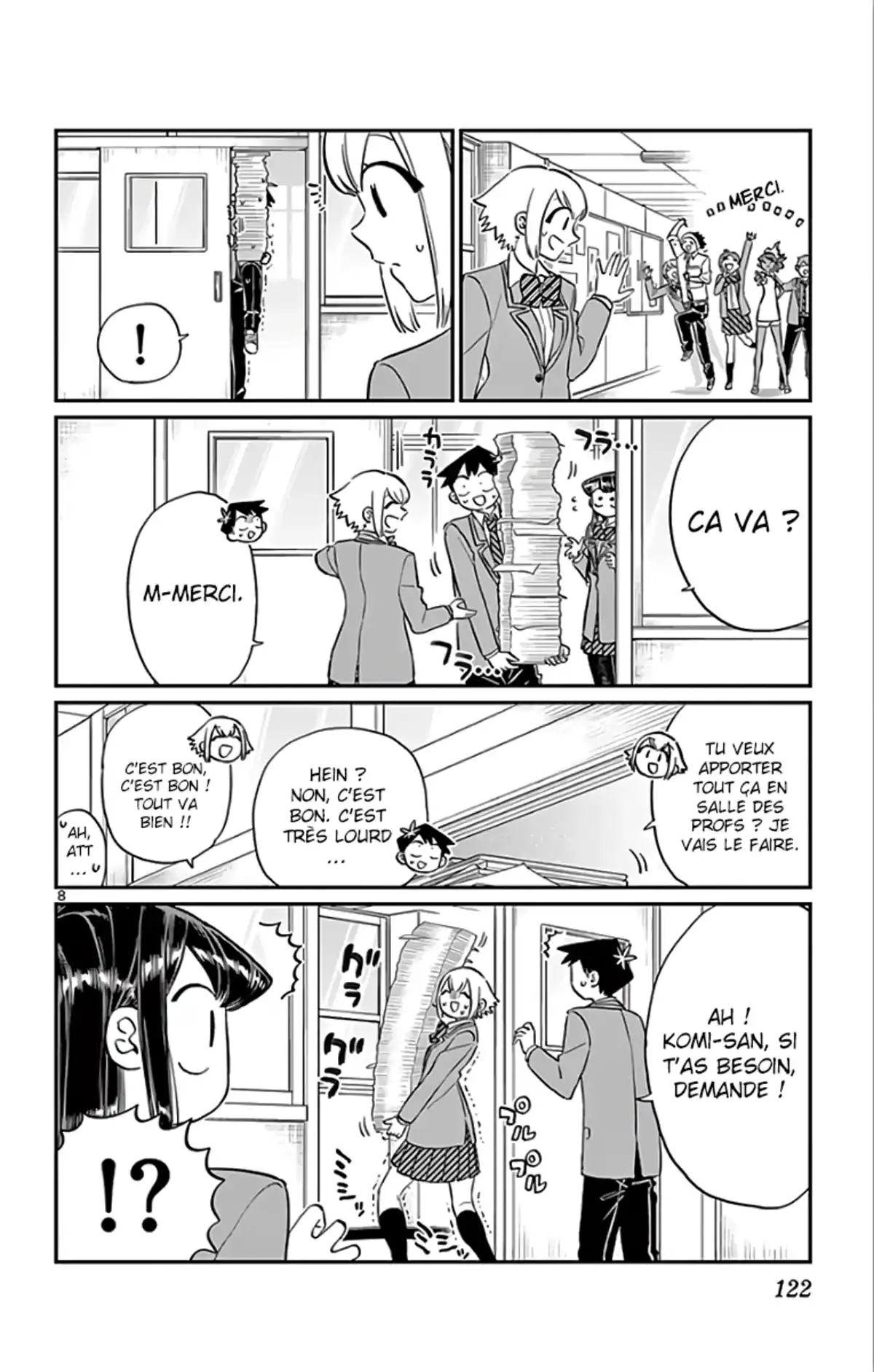 Komi-san wa Commu-shou desu. Chapitre 122 page 8