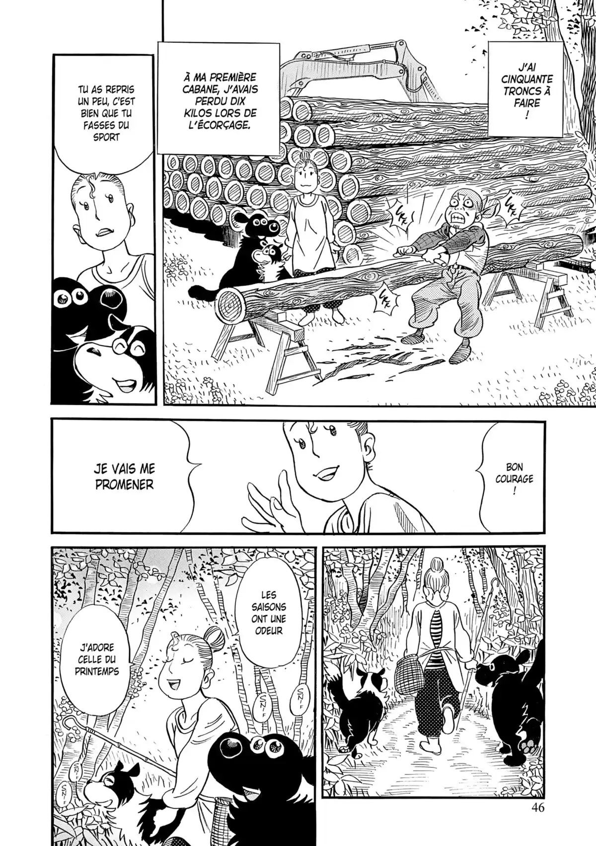 Ma vie dans les bois Volume 7 page 46