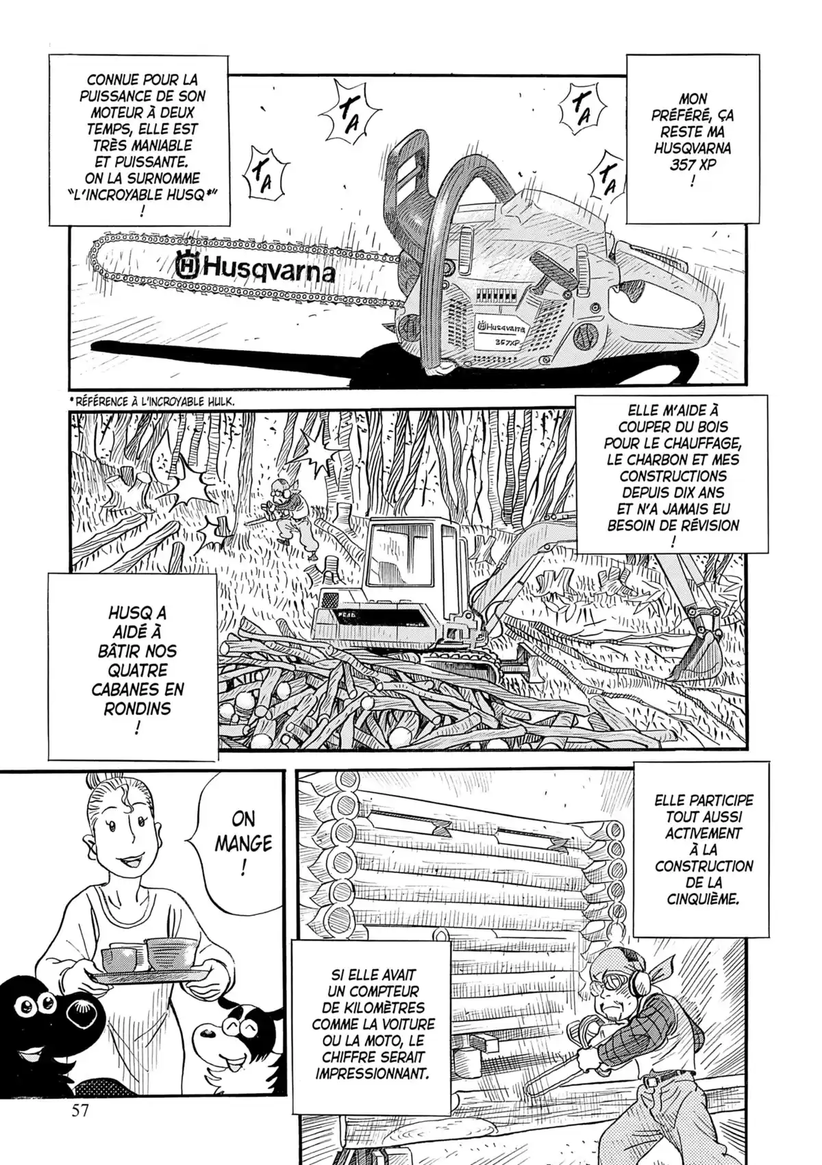 Ma vie dans les bois Volume 7 page 57