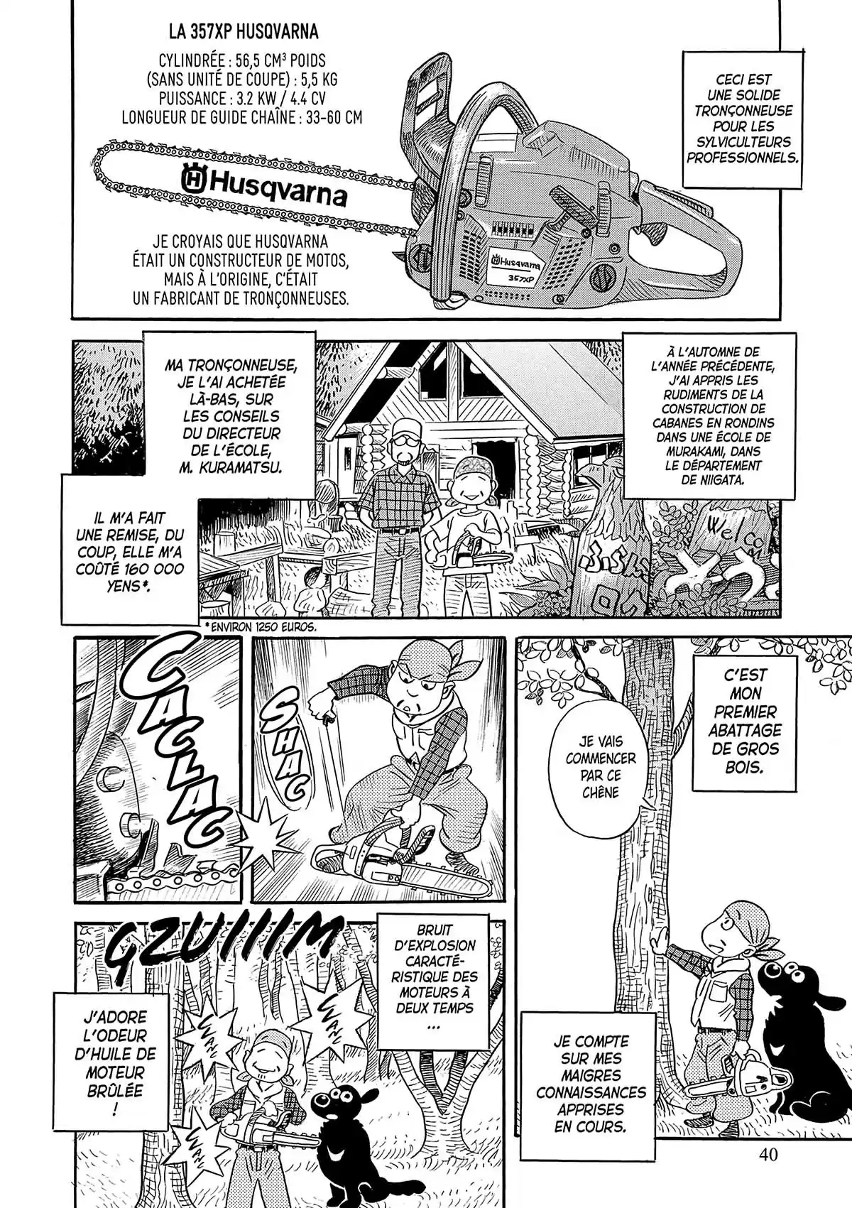 Ma vie dans les bois Volume 1 page 40