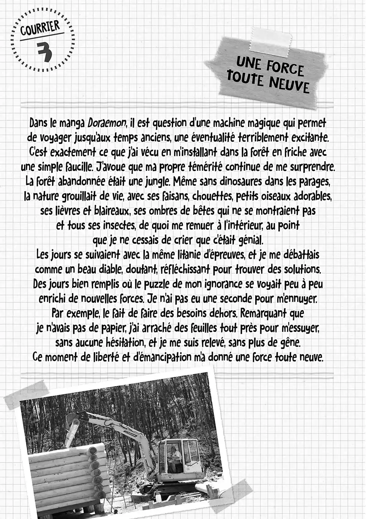 Ma vie dans les bois Volume 1 page 65