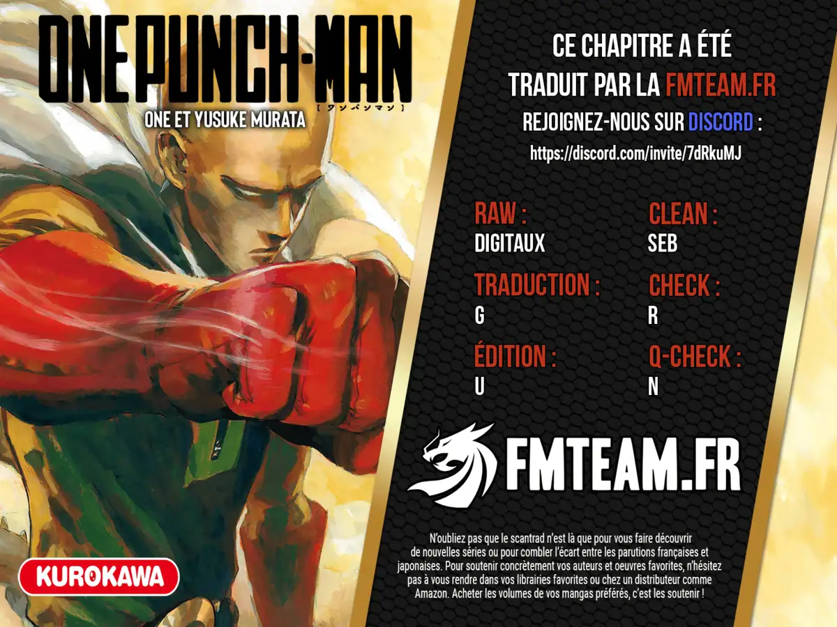 One-Punch Man Chapitre 196 page 1