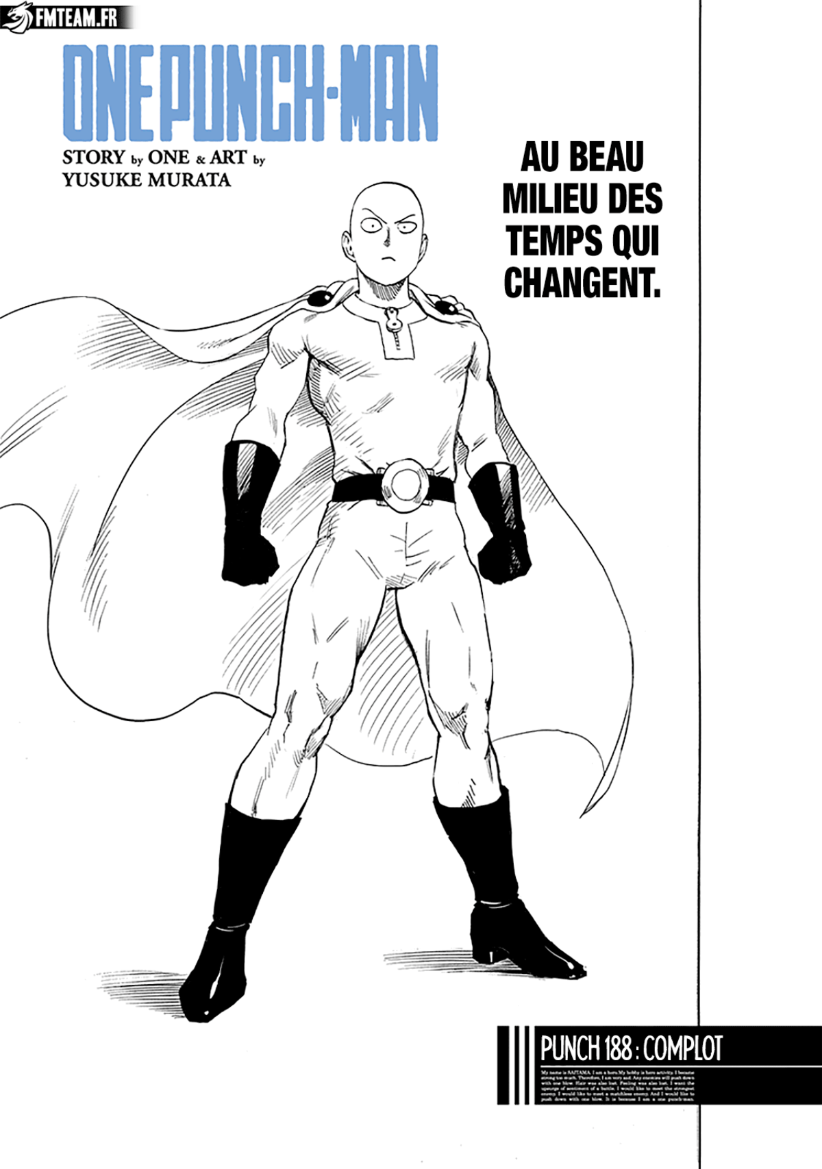 One-Punch Man Chapitre 190 page 2