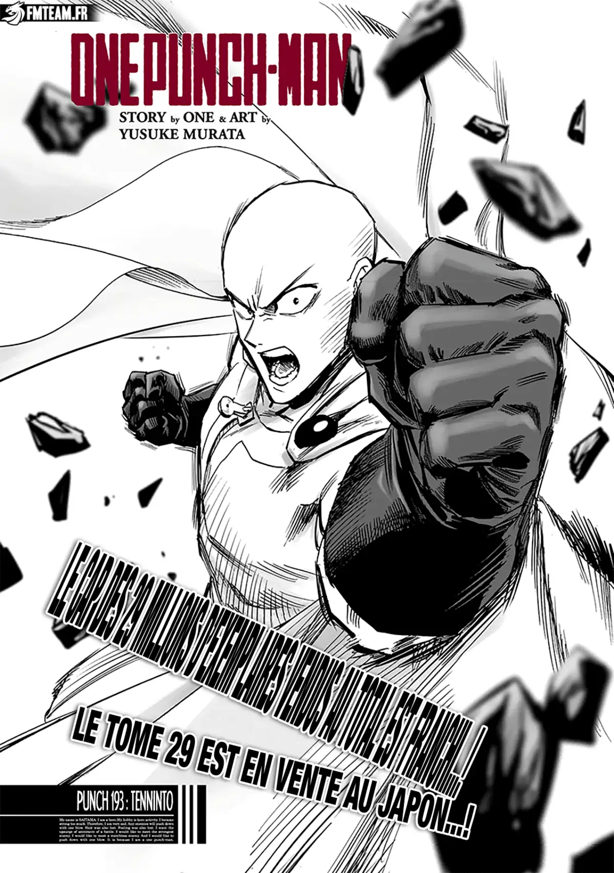 One-Punch Man Chapitre 195 page 2