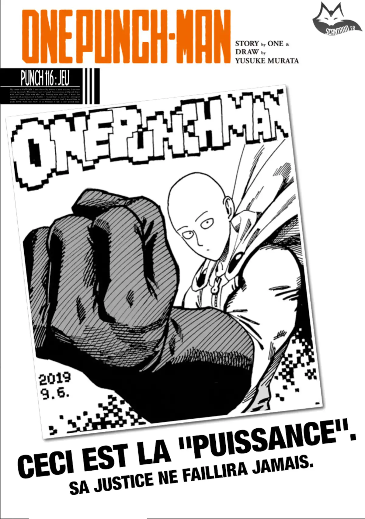One-Punch Man Chapitre 116 page 1