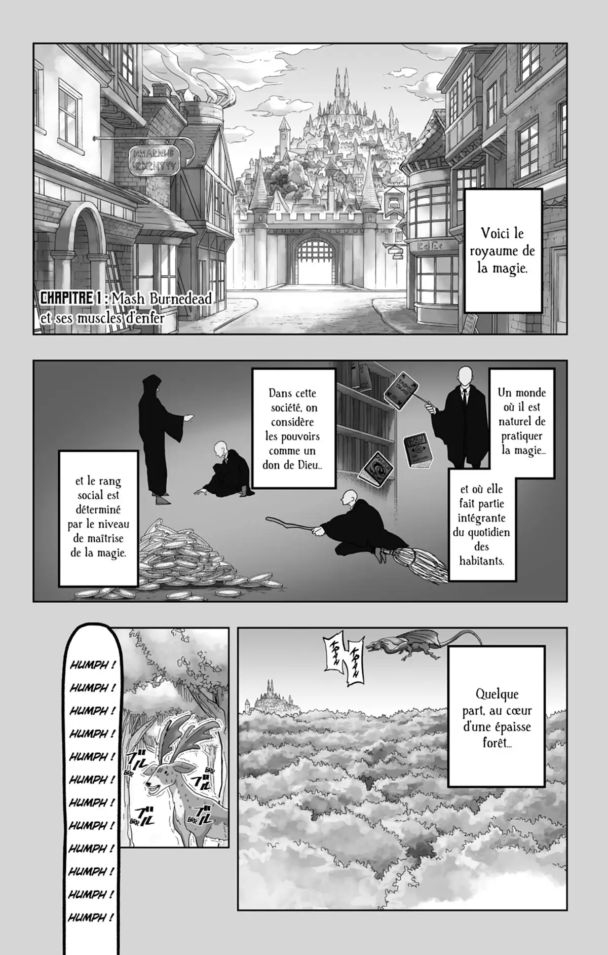 Mashle Volume 1 page 4