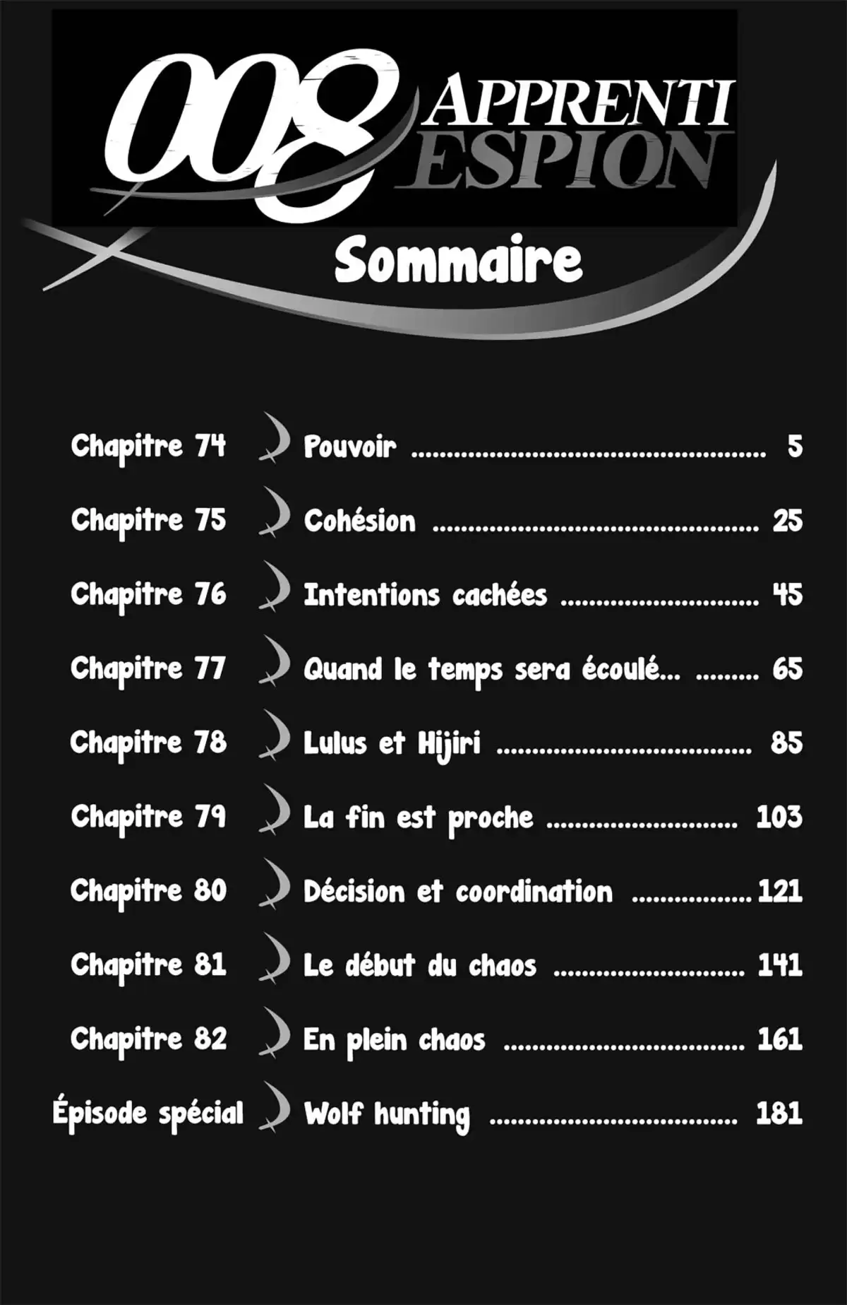 008 : Apprenti Espion Volume 9 page 5