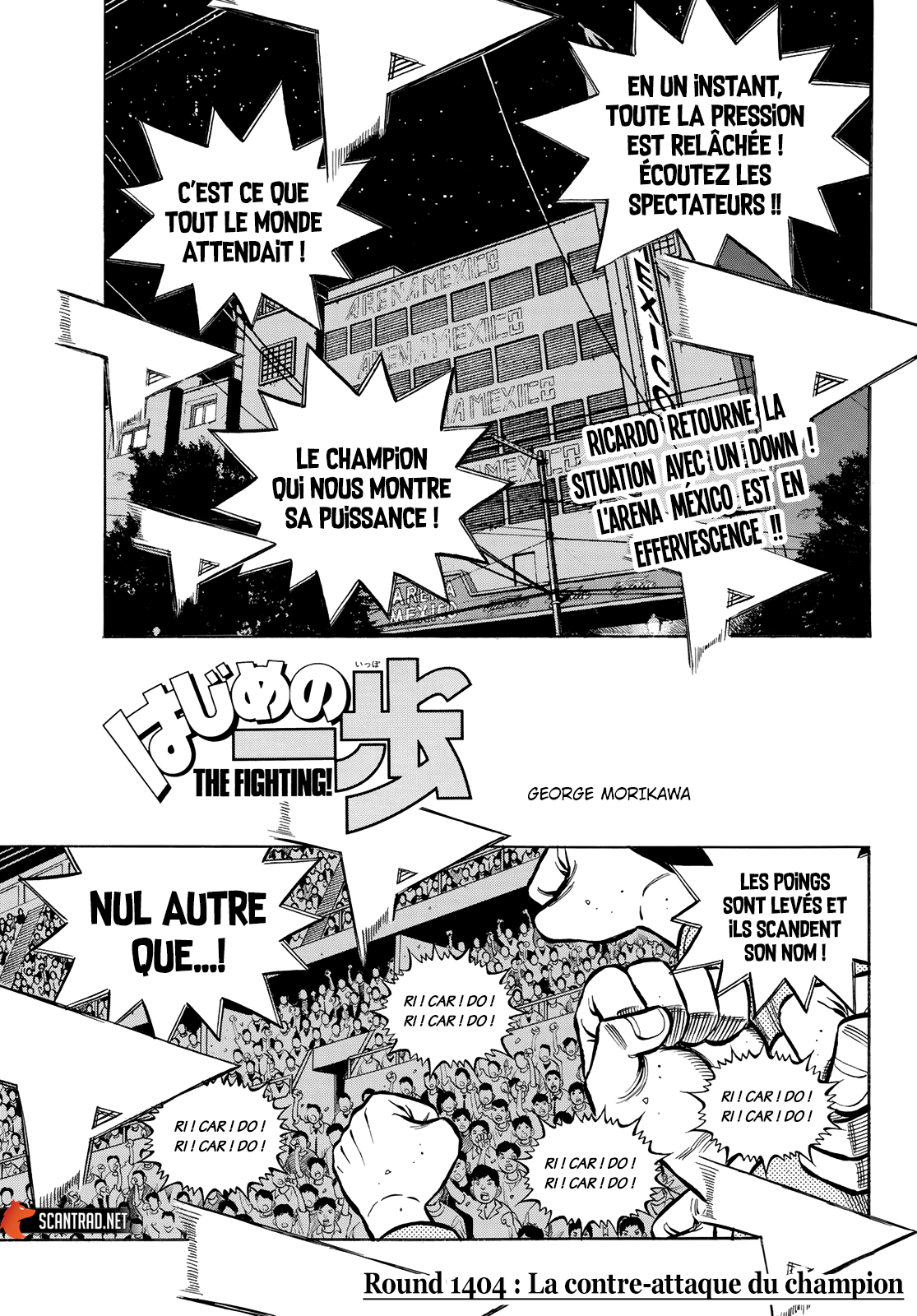 Hajime no Ippo Chapitre 1404 page 1