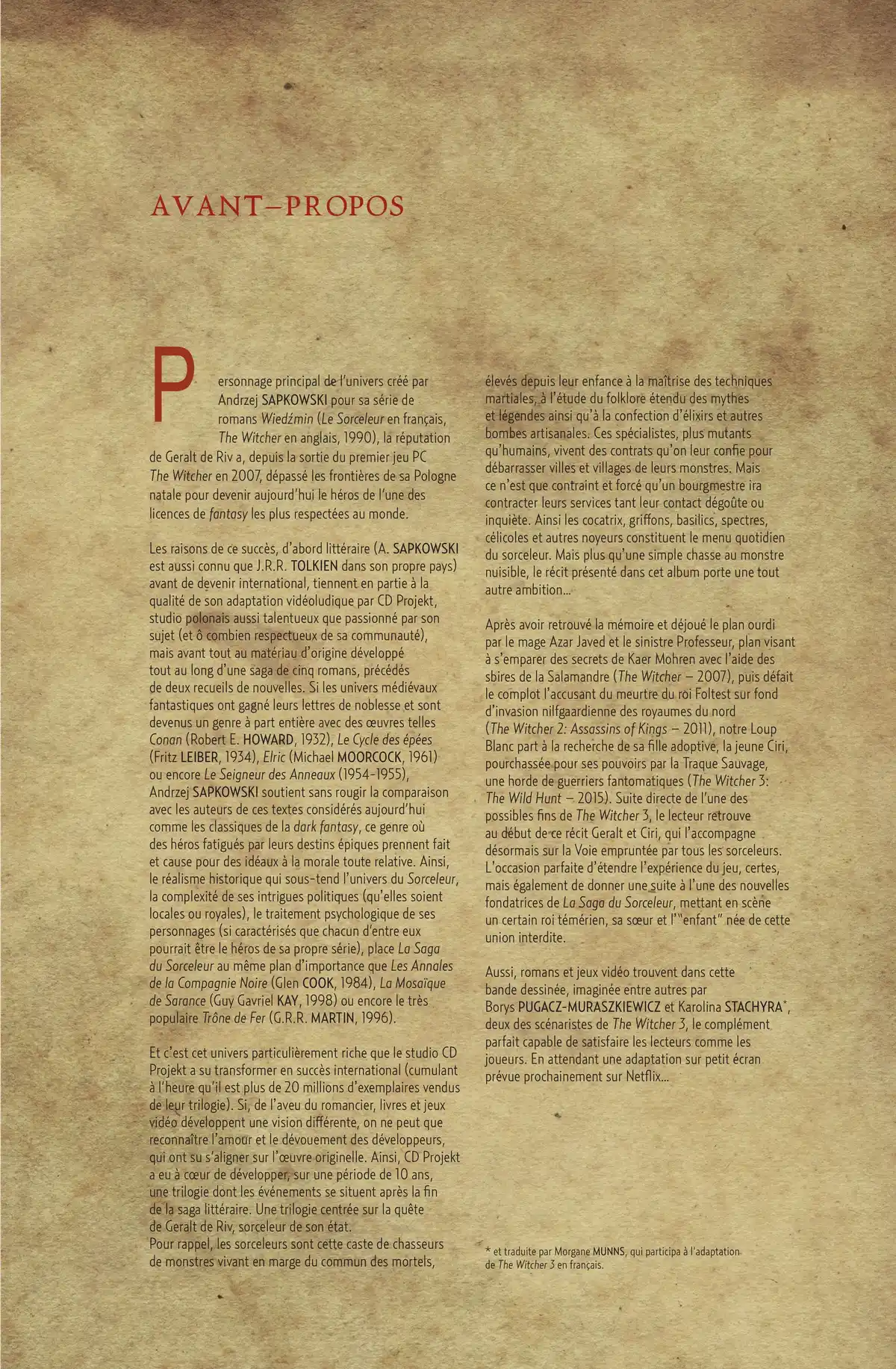 The Witcher Volume 1 page 4