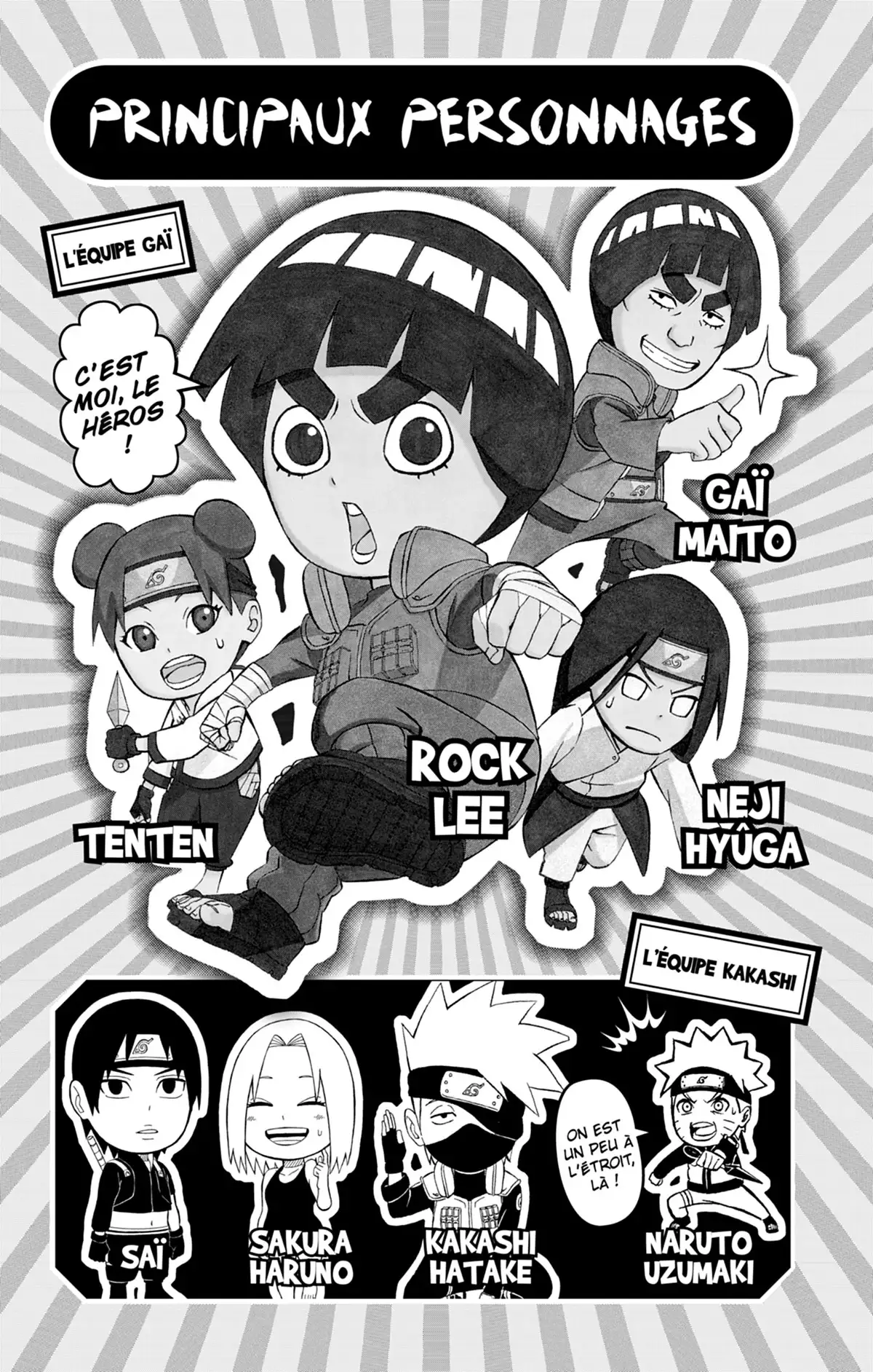 Rock Lee – Les péripéties d’un ninja en herbe Volume 7 page 3