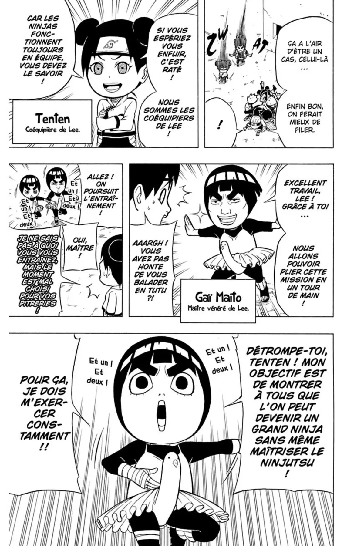 Rock Lee – Les péripéties d’un ninja en herbe Volume 1 page 44